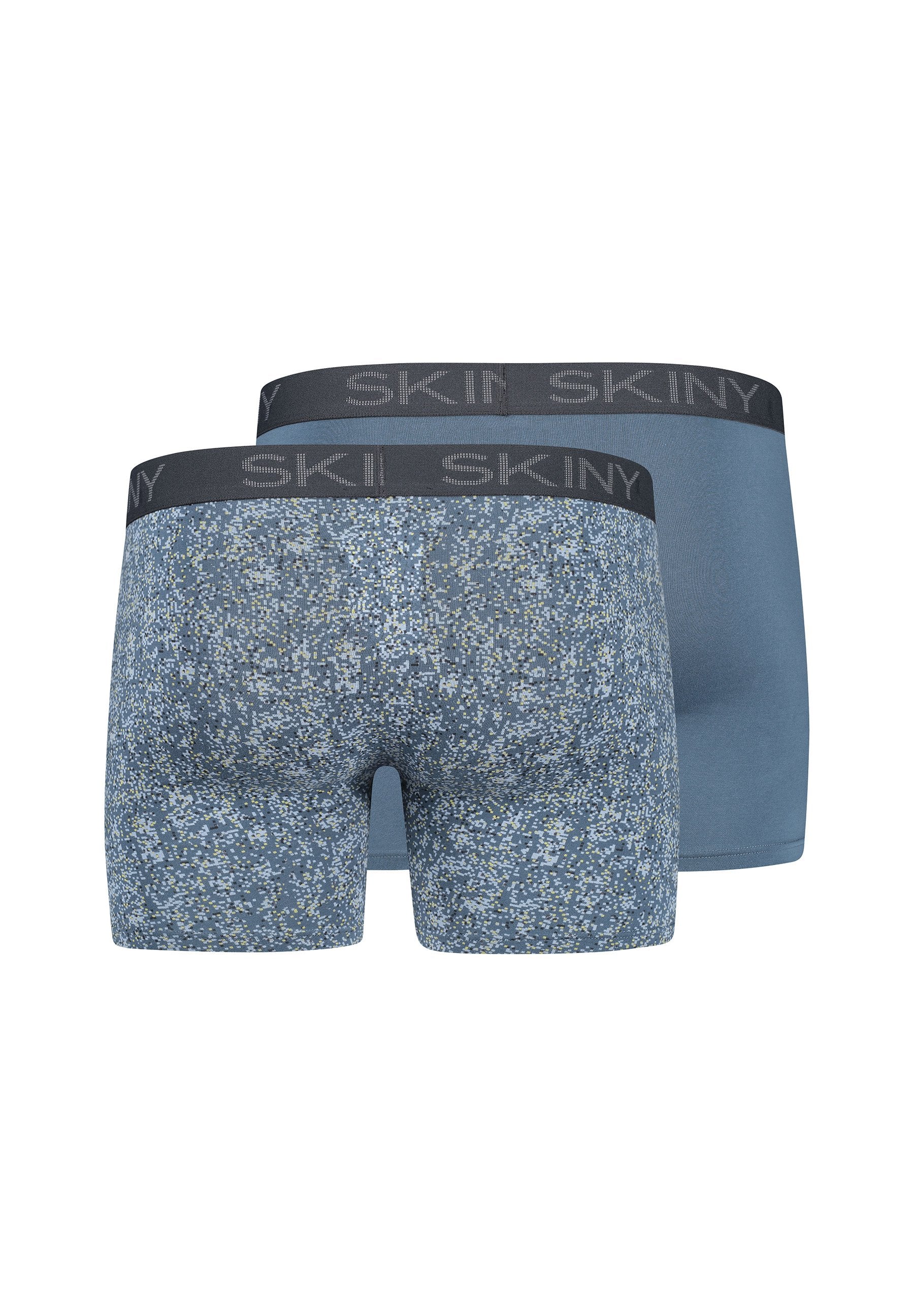 skiny-cotton-multipack-boxer-briefs-2er-pack-mit-print-und-logo-bund image 4