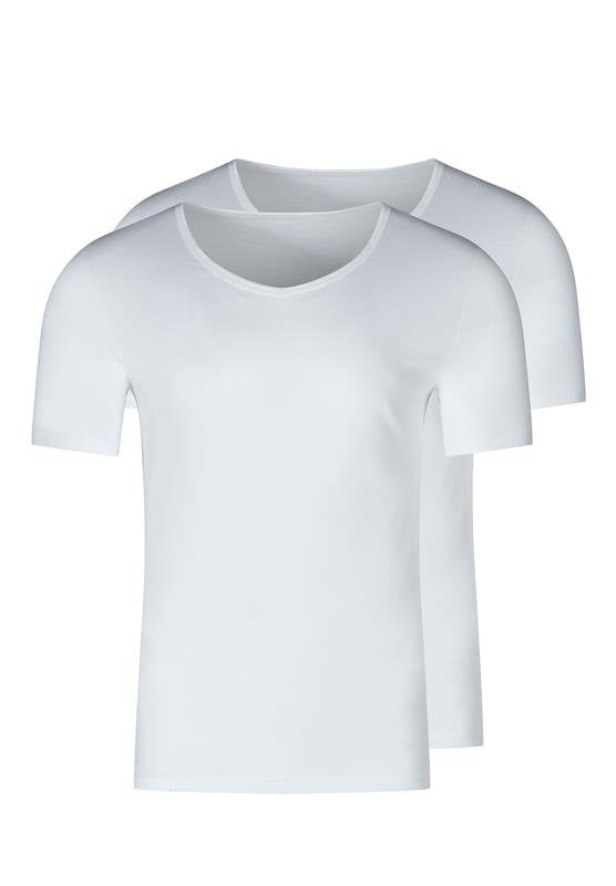 skiny-cotton-multipack-herren-v-neck-shirt-kurzarm-2er-pack-086911 image 3