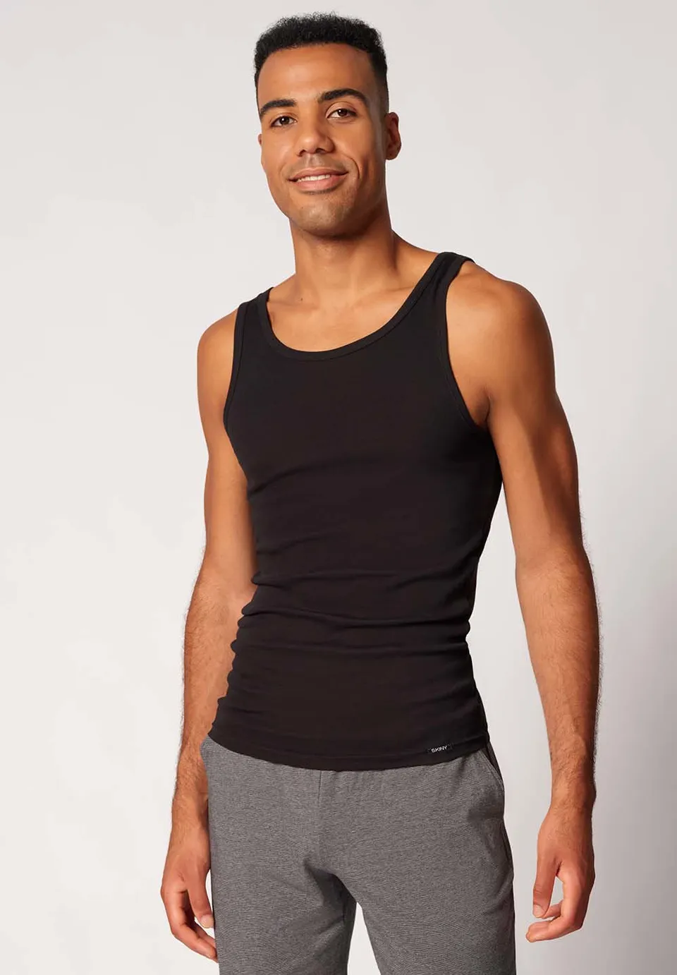 skiny-shirt-multipack-tanktop-unterhemd-2er-pack-herren-100-baumwolle image 1