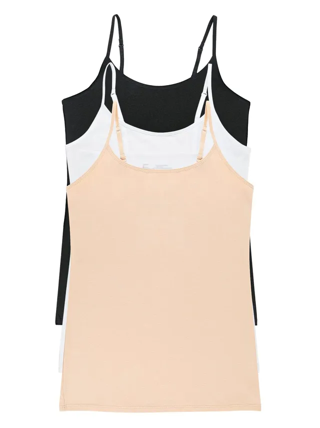 felina-cotton-modal-damen-cami-top-3er-pack-nahtlos-verstellbar image 1
