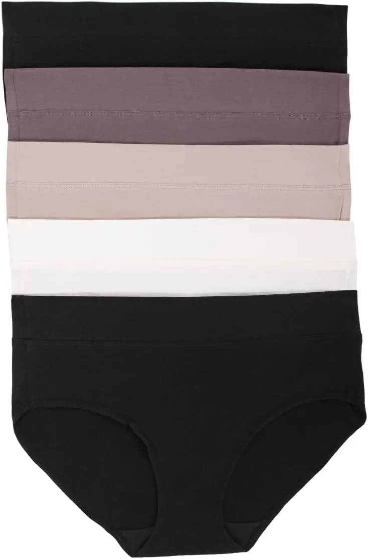 felina-damen-hipster-aus-pima-baumwolle-breiter-bund-5-st-ck image 1