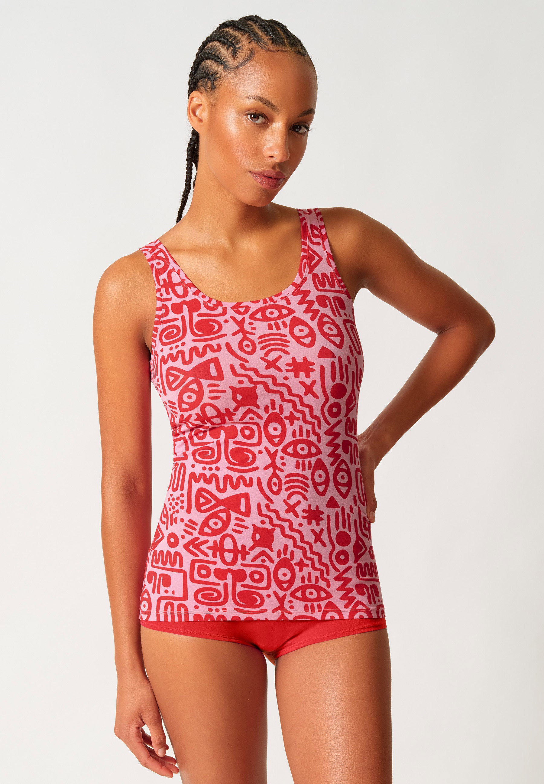skiny-advantage-cotton-stretch-tank-top-2er-pack-087098-08a164 image 1