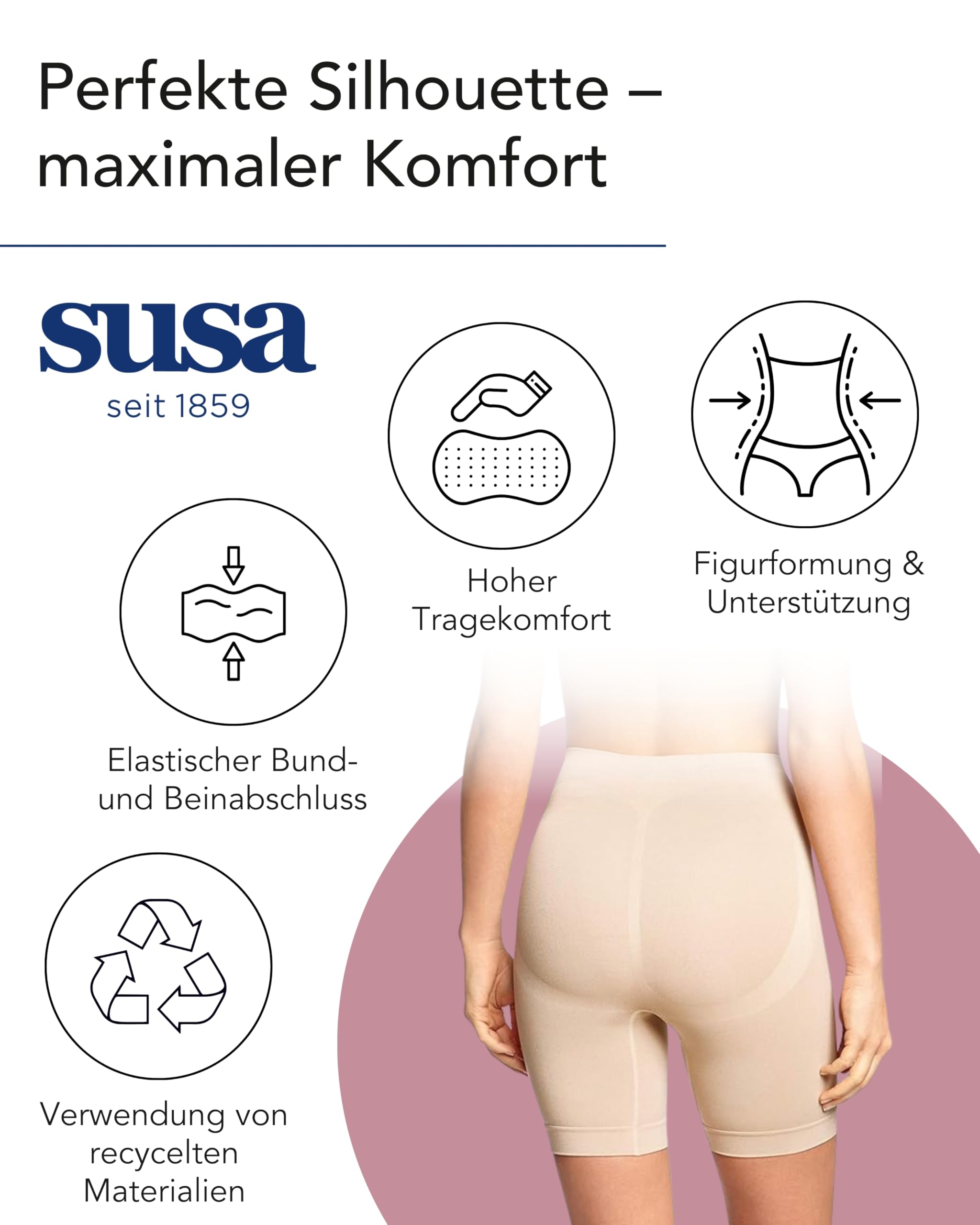 susa-shapewear-miederhose-langbein-panty-bauchweg-shorts image 7