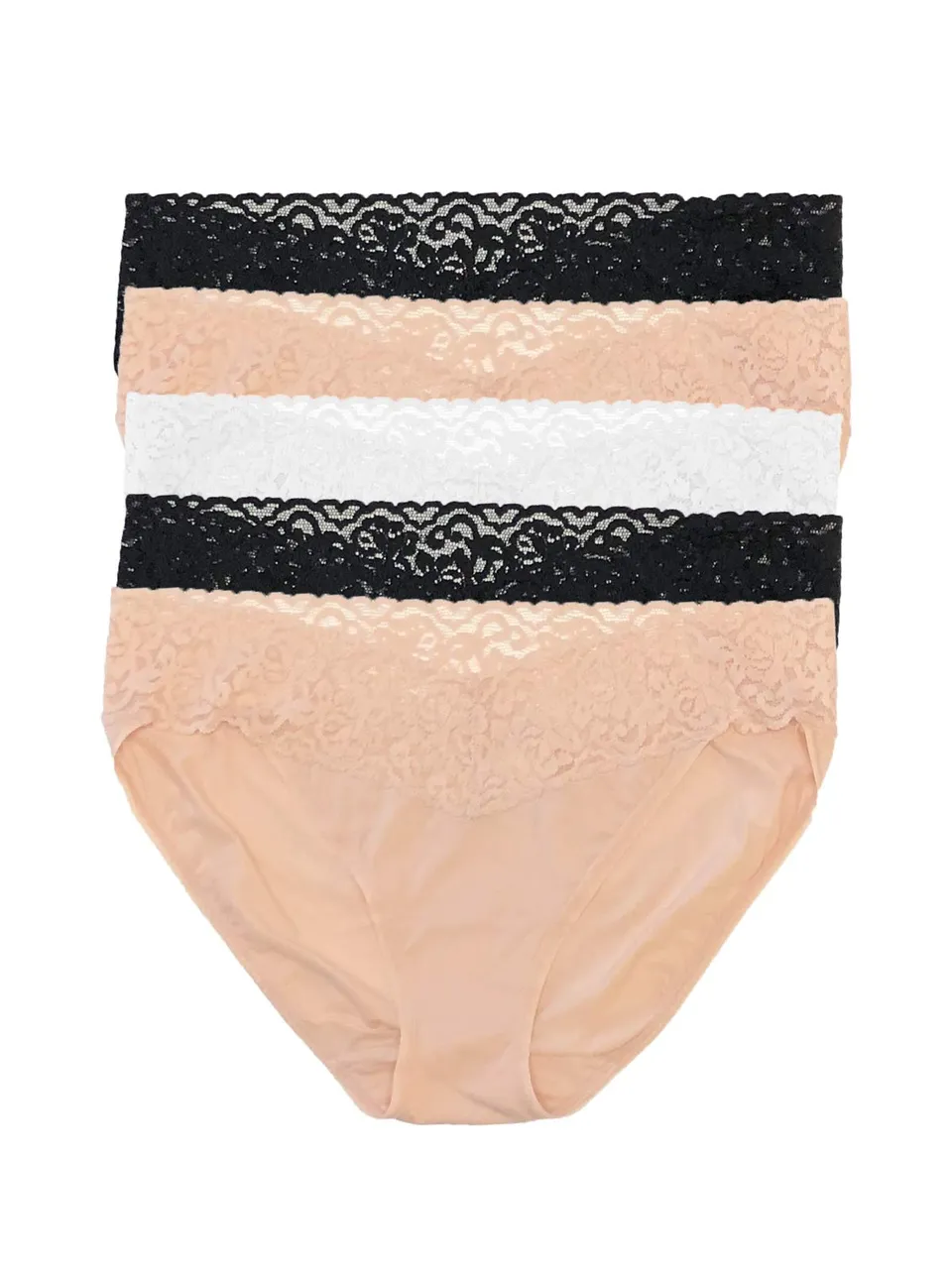 felina-secret-delight-bikini-slip-aus-dehnbarer-spitze-5er-pack image 1