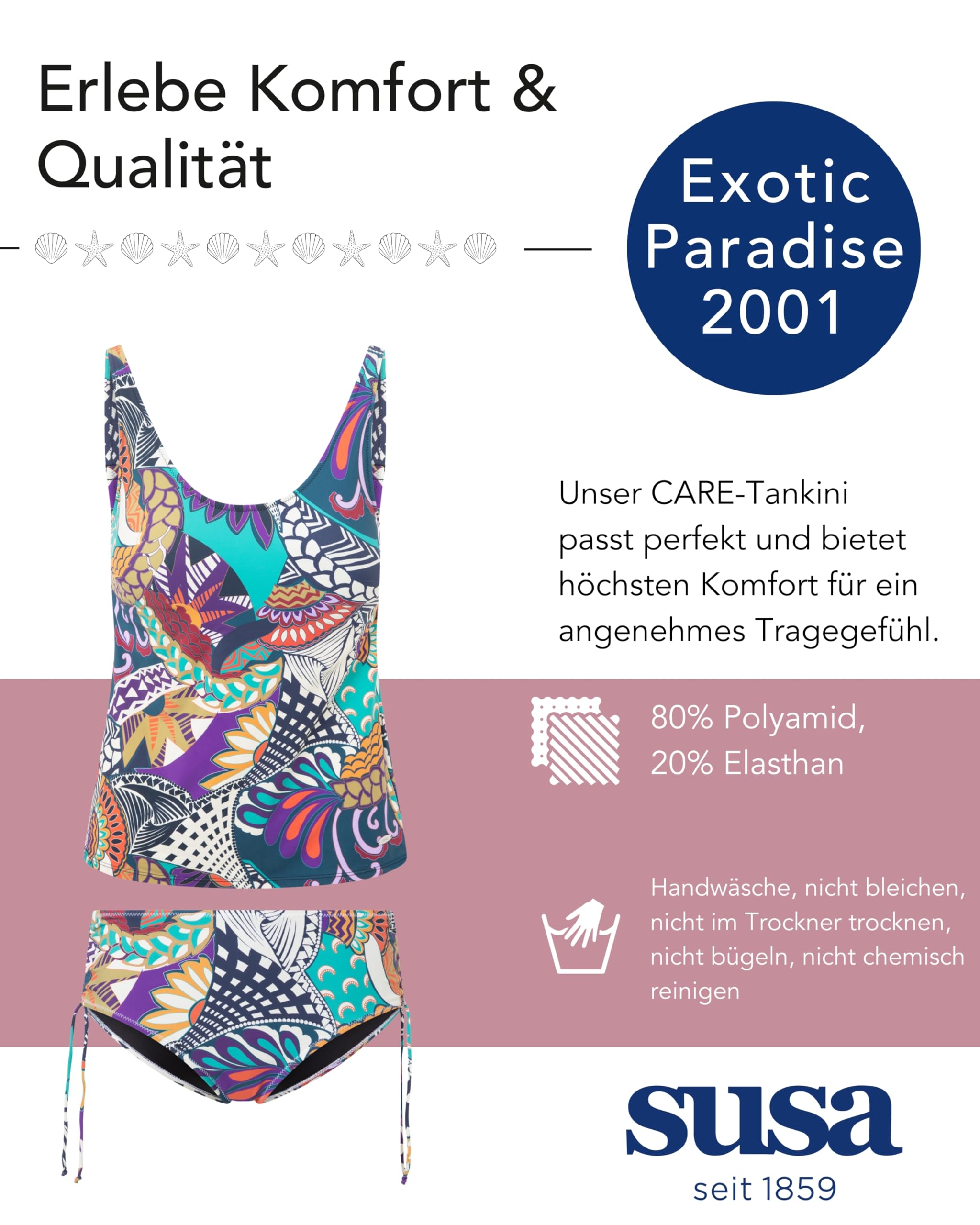 susa-exotic-paradise-2001-care-tankini-mit-schalen-multicolor image 5