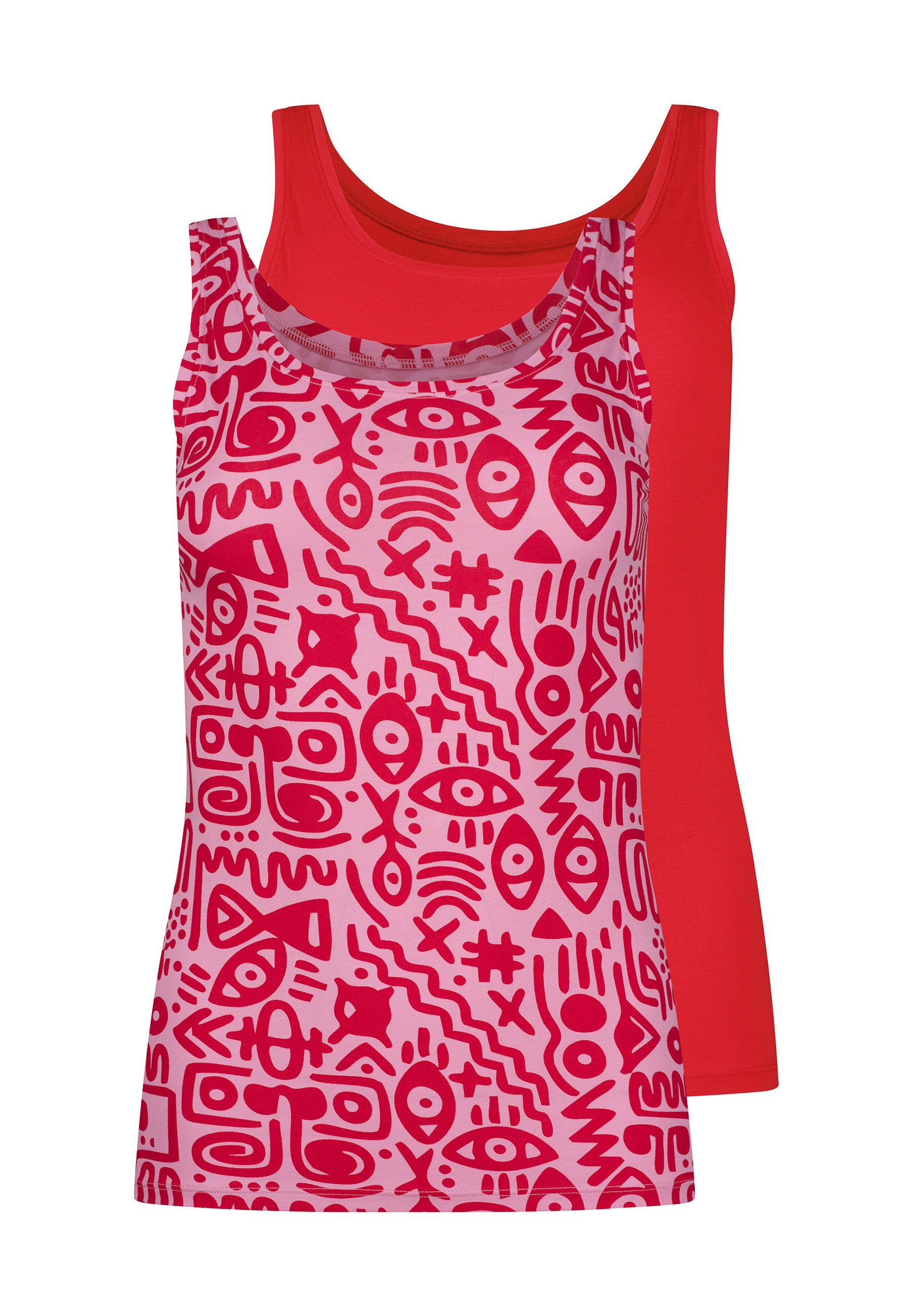 skiny-advantage-cotton-stretch-tank-top-2er-pack-087098-08a164 image 3