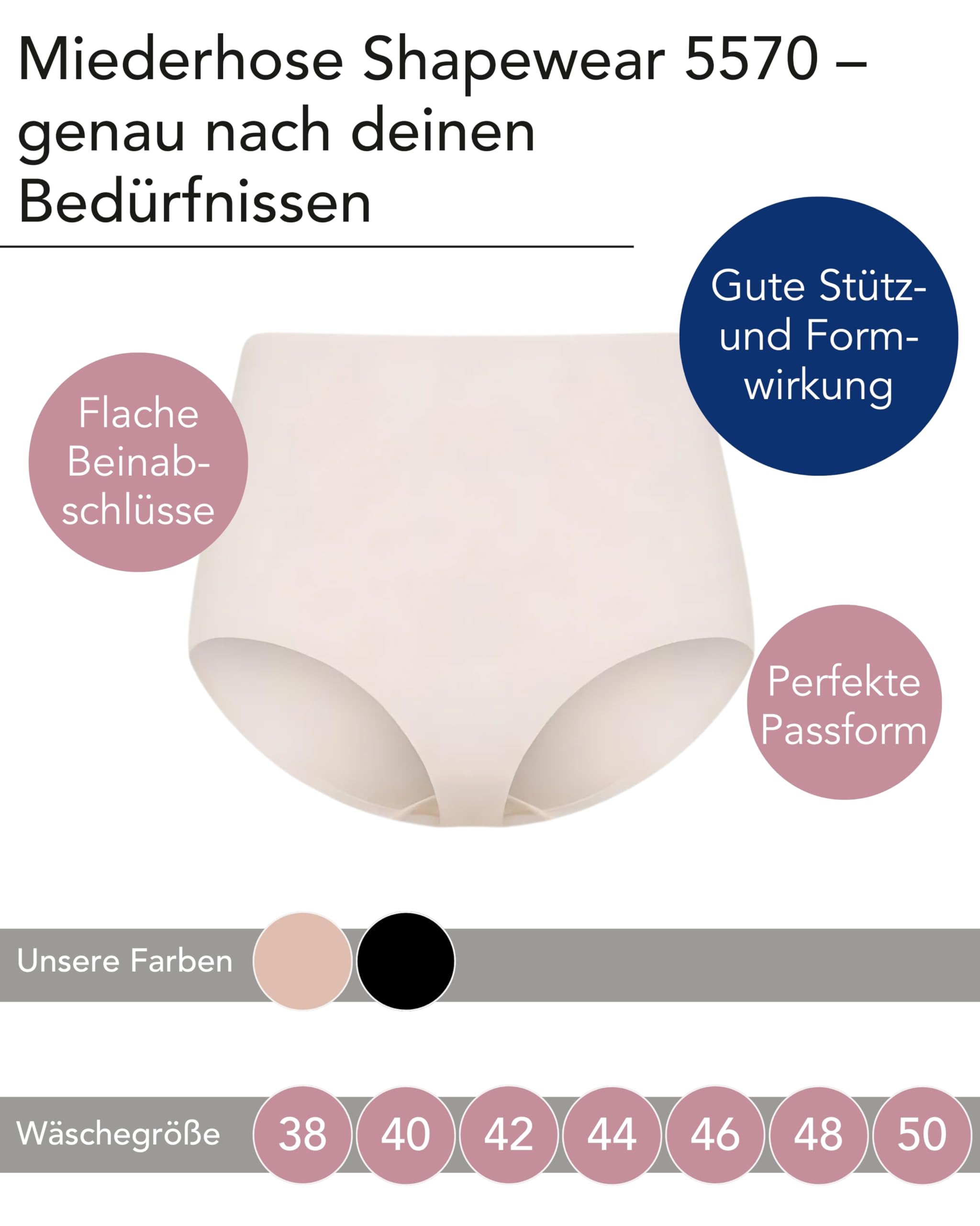 susa-classics-5570-shapewear-unterhose-damen-sand-48 image 3