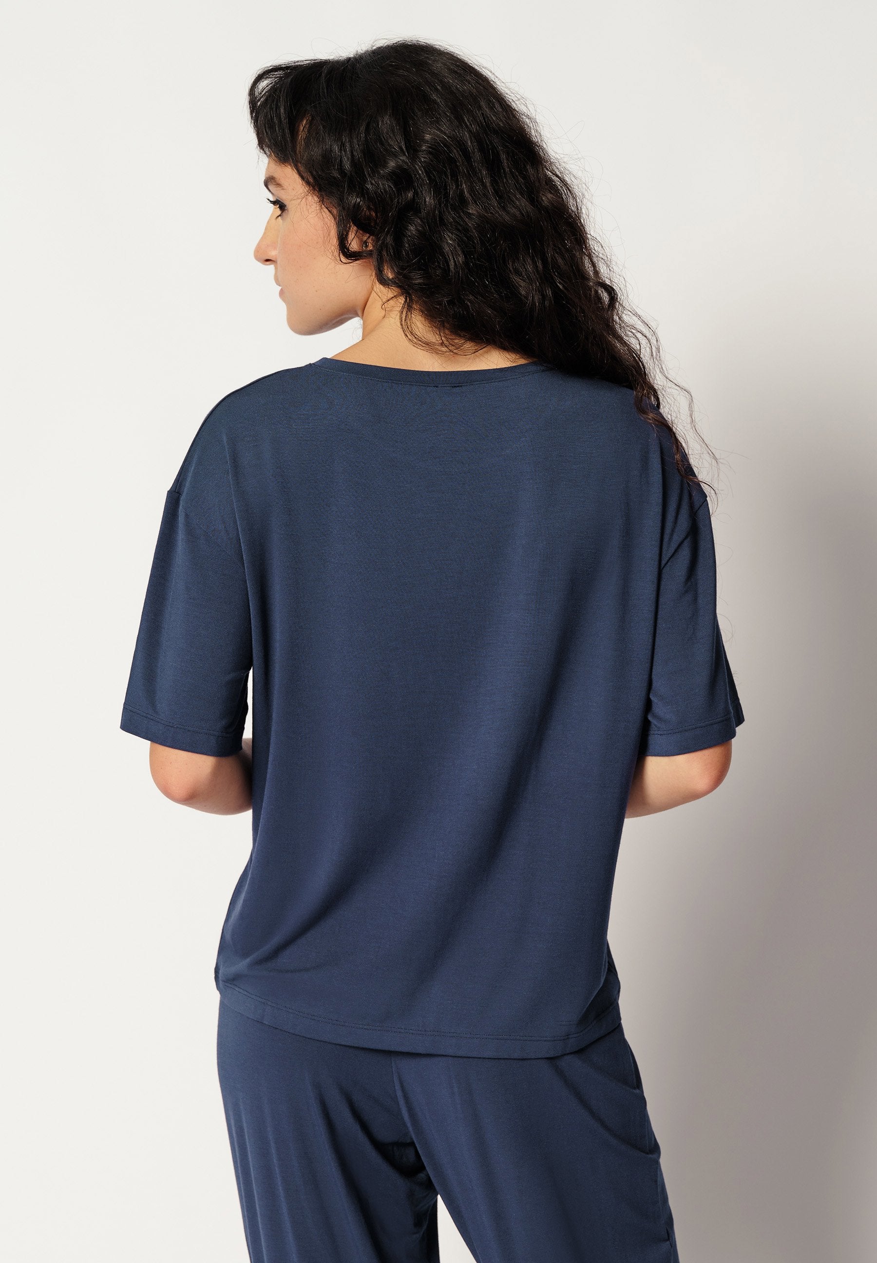 skiny-night-in-skiny-01-shirt-081244-kurzarm-tencel-schlafshirt image 2