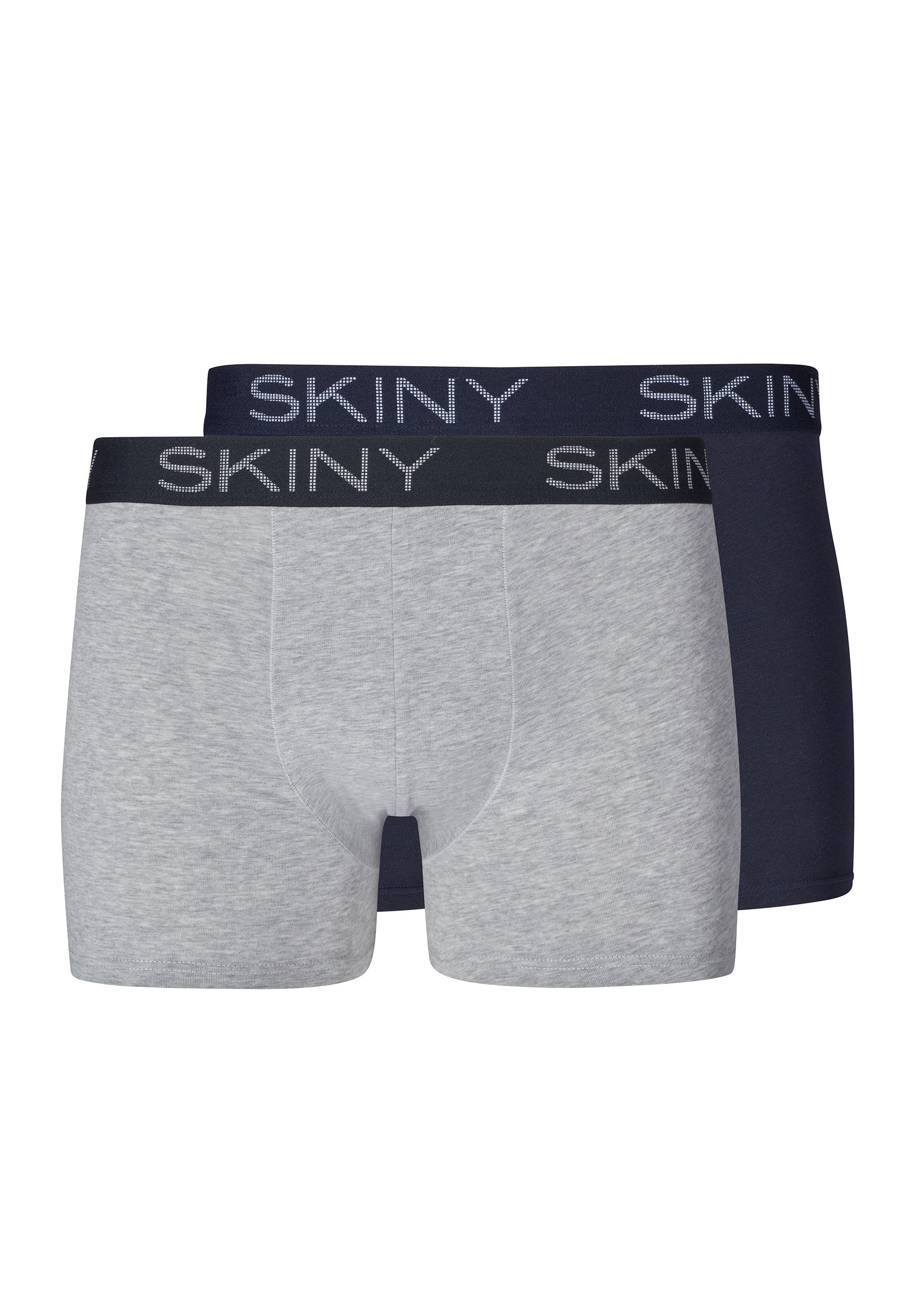 skiny-cotton-multipack-trunks-2er-pack-herren-mit-logo-bund image 3