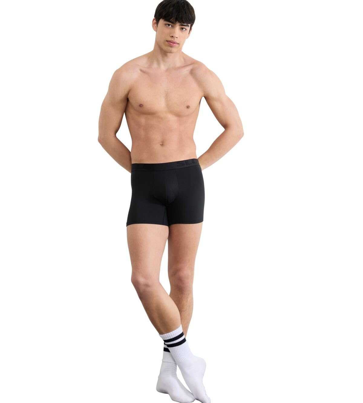 sloggi-slg-base-soft-long-short-pant-2er-pack-damen-shorty-aus-bio-baumwolle image 4