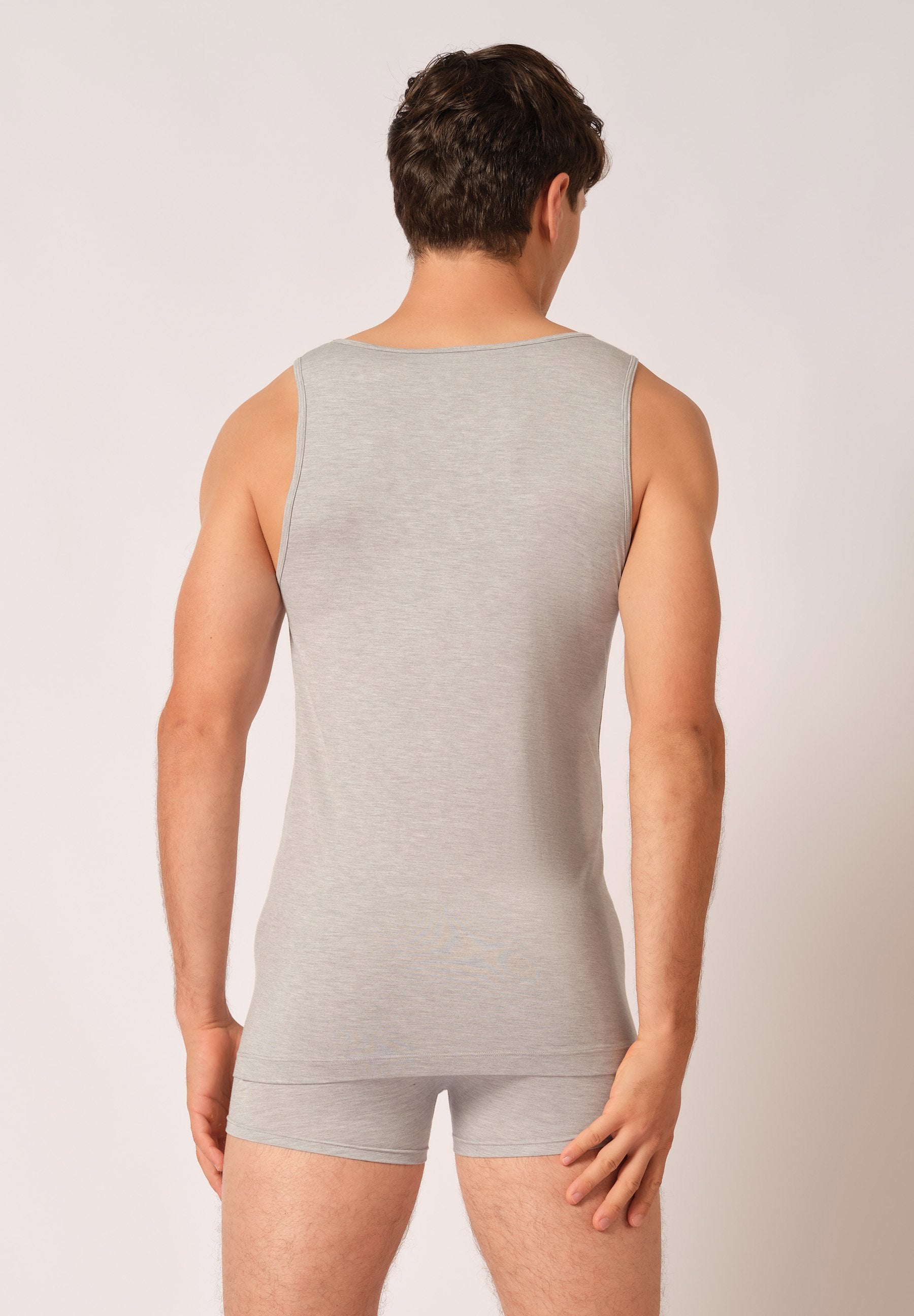 skiny-bamboo-deluxe-tank-top-herren-unterhemd-rmellos image 2