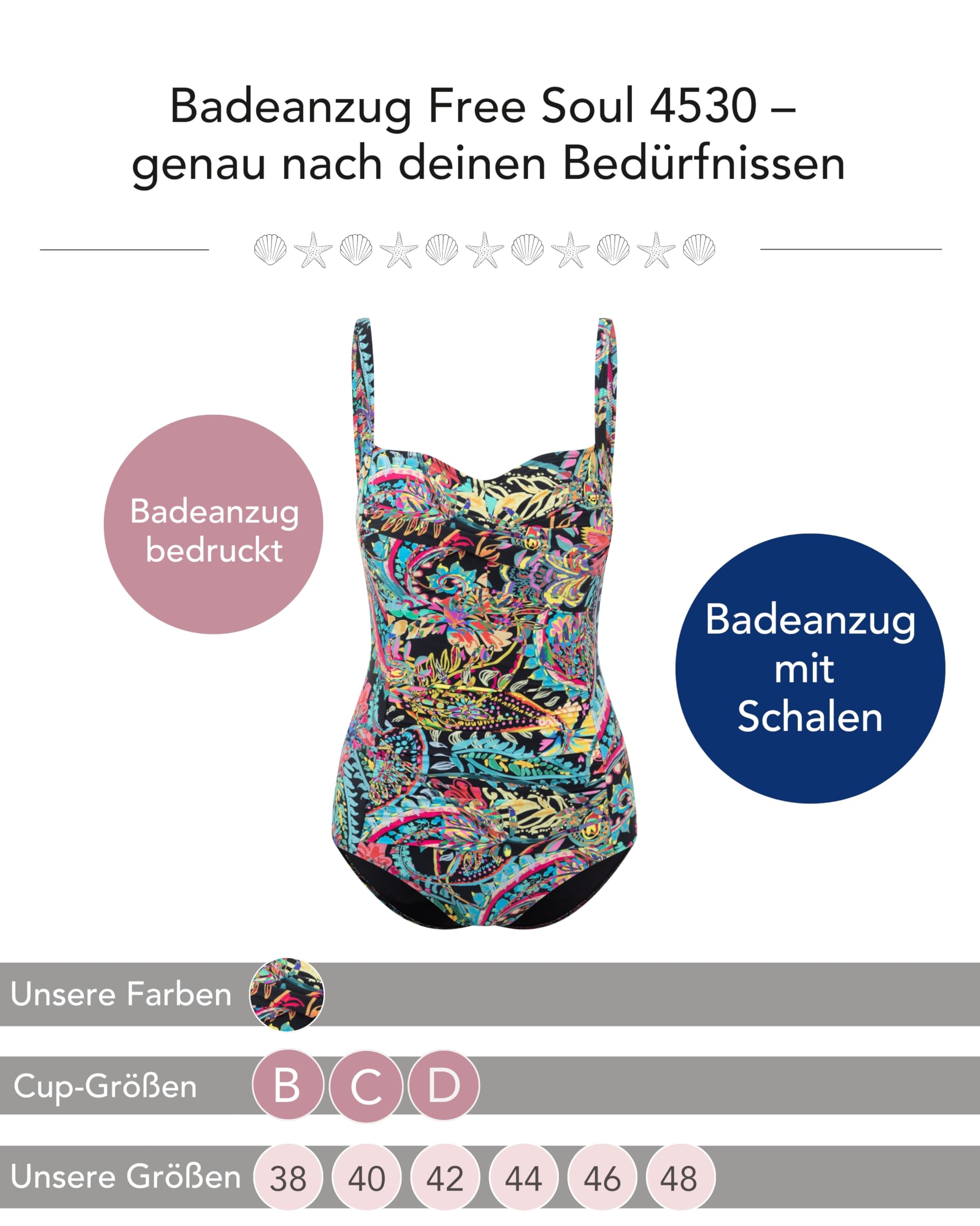susa-free-soul-4530-badeanzug-tropical-flowers-mit-schalen image 2