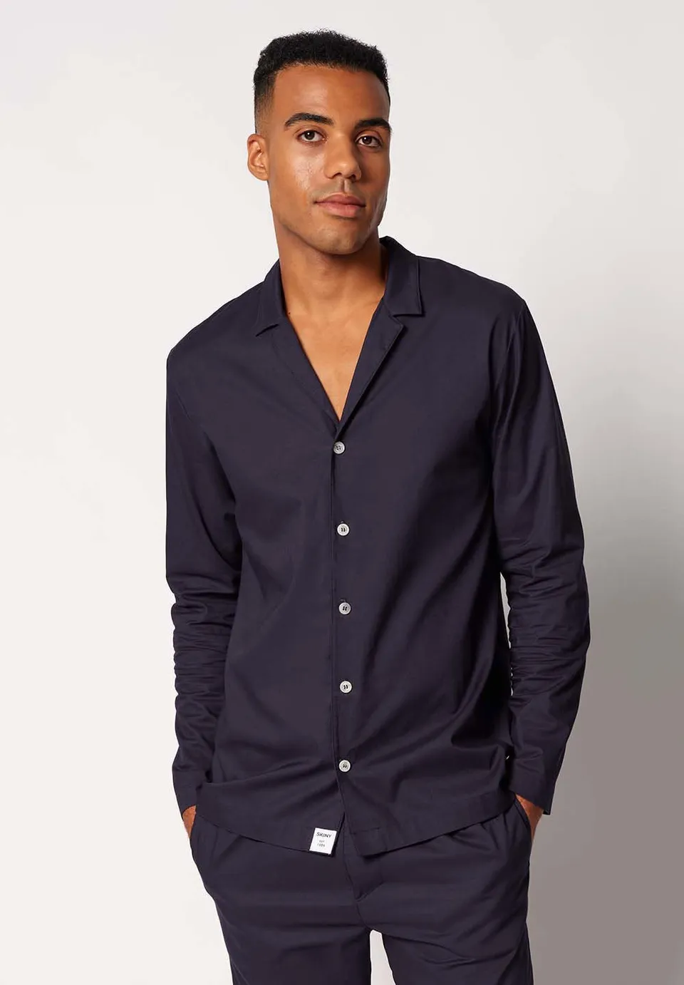 skiny-unight-unisex-hemd-langarm-083025-080393-pyjama-oberteil image 1