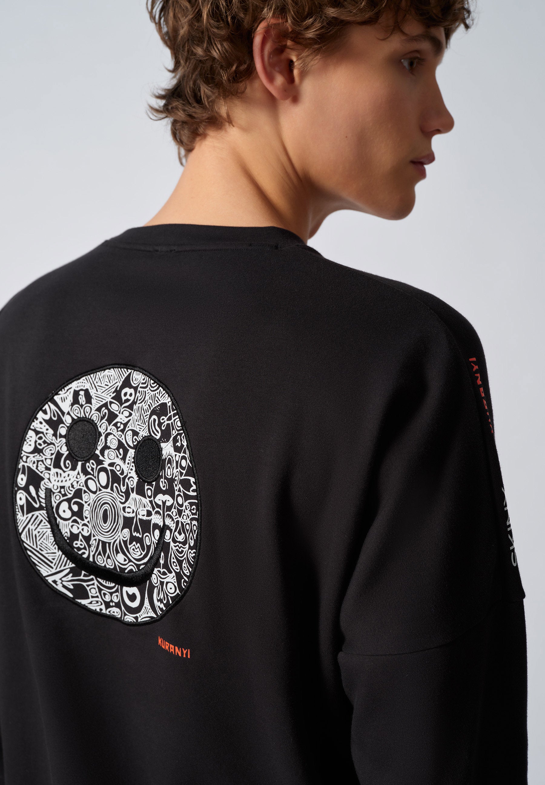 skiny-x-lounge-sweatshirt-087041-08a161-mit-print-herren image 5