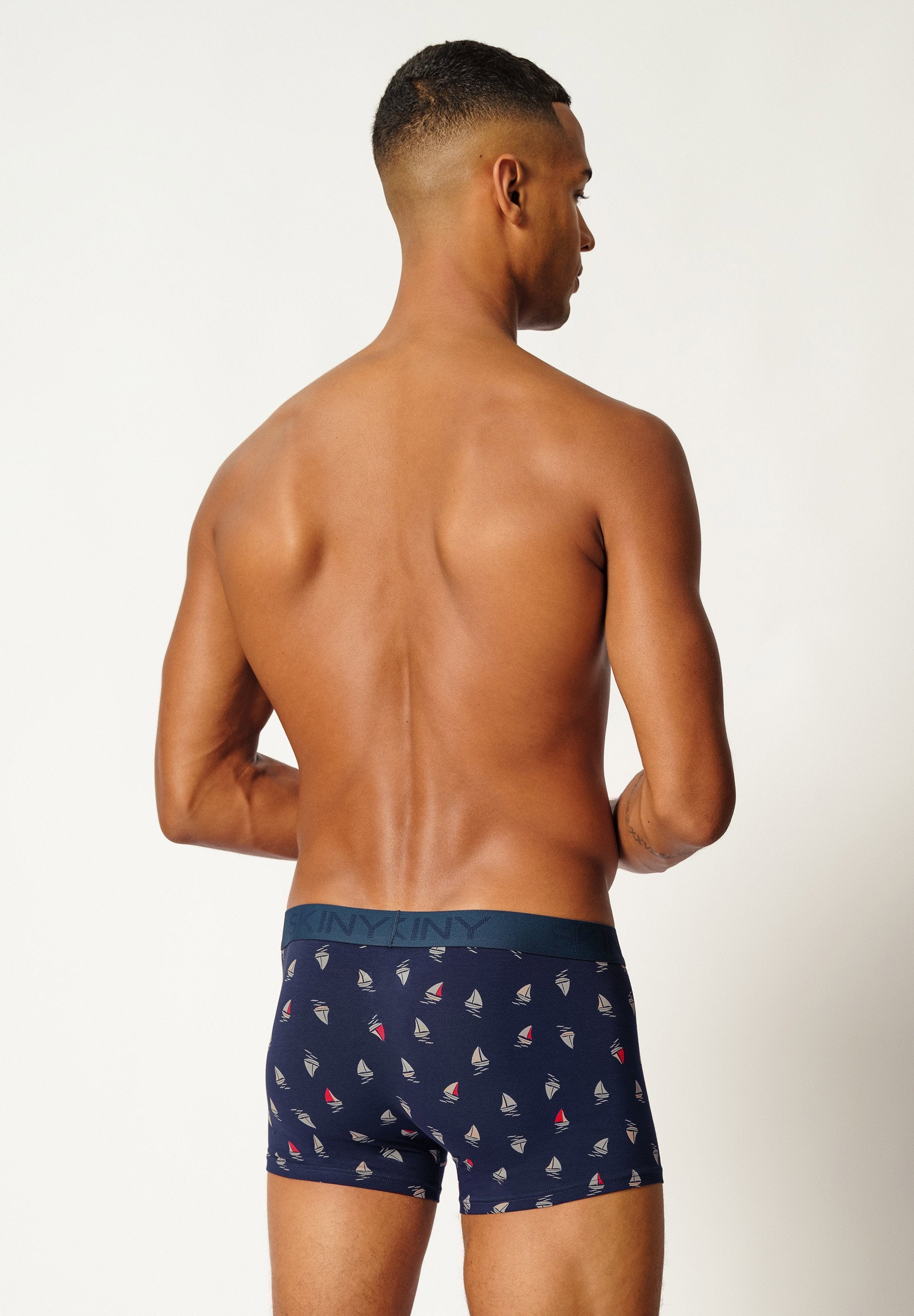 skiny-cotton-multipack-trunks-2er-pack-herren-mit-print image 2