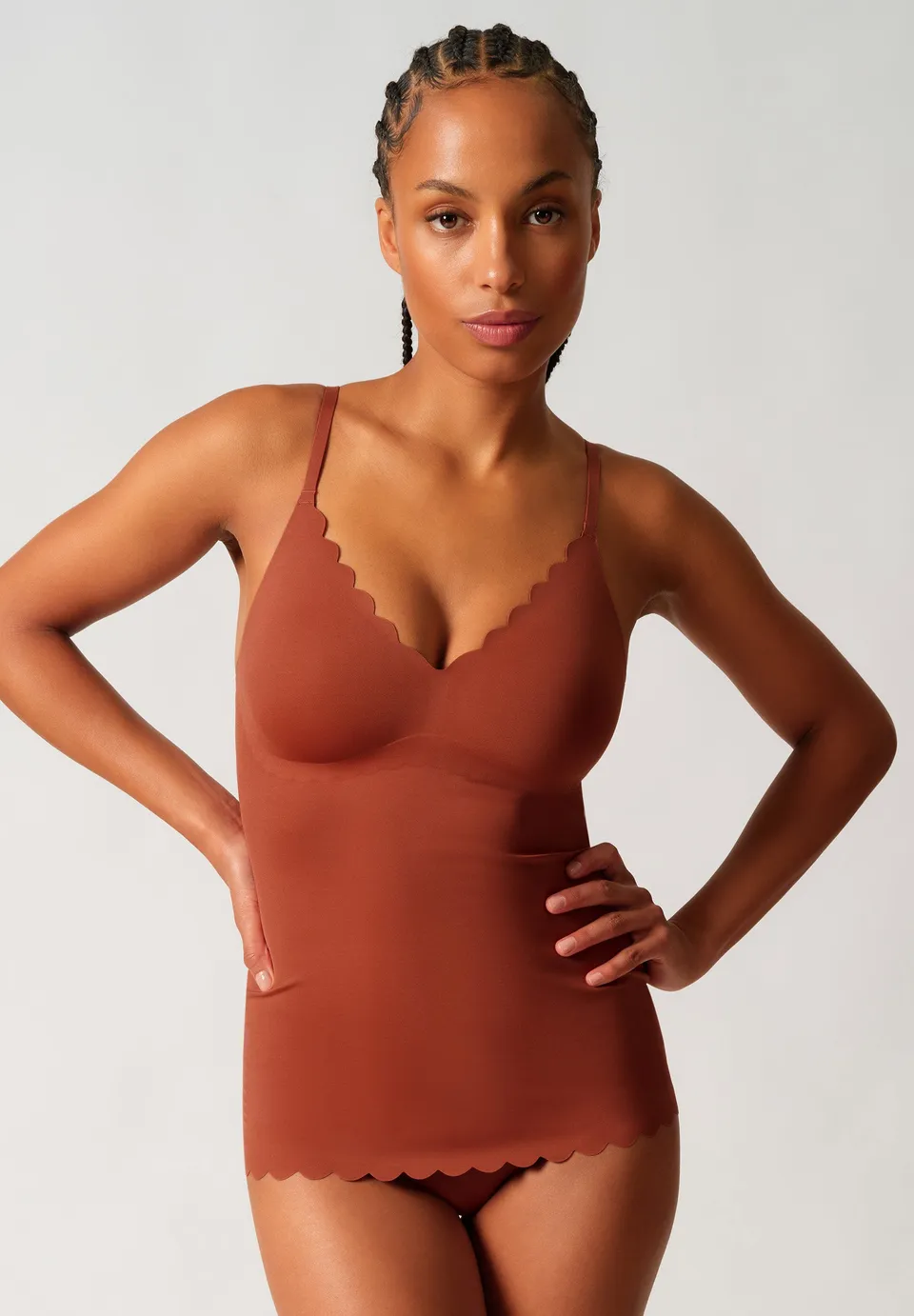 skiny-sensation-camisole-mit-herausnehmbaren-pads-damen-spaghettitr-ger-top image 1