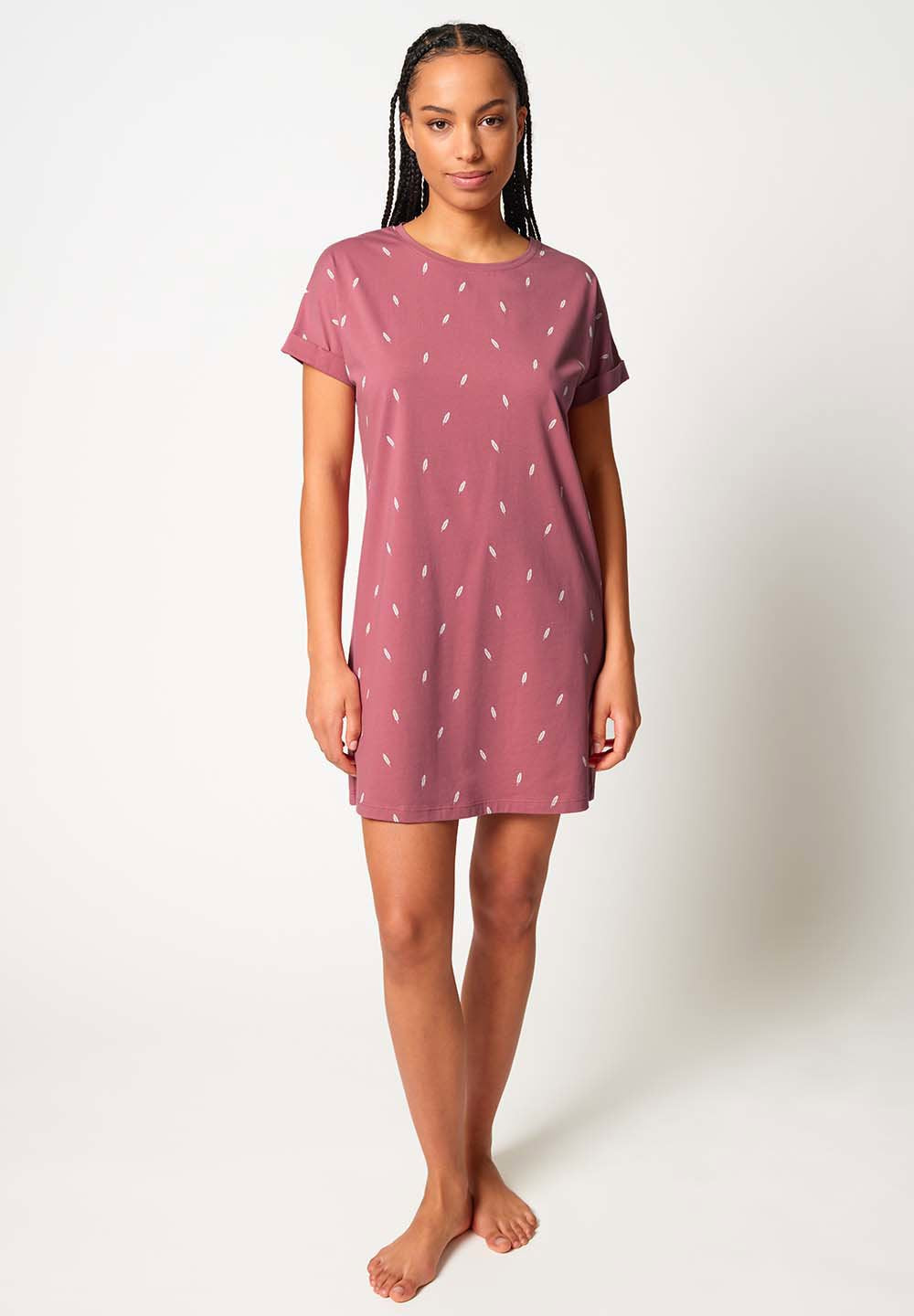 skiny-night-in-01-sleepshirt-kurzarm-baumwolle-086951-08s934 image 1