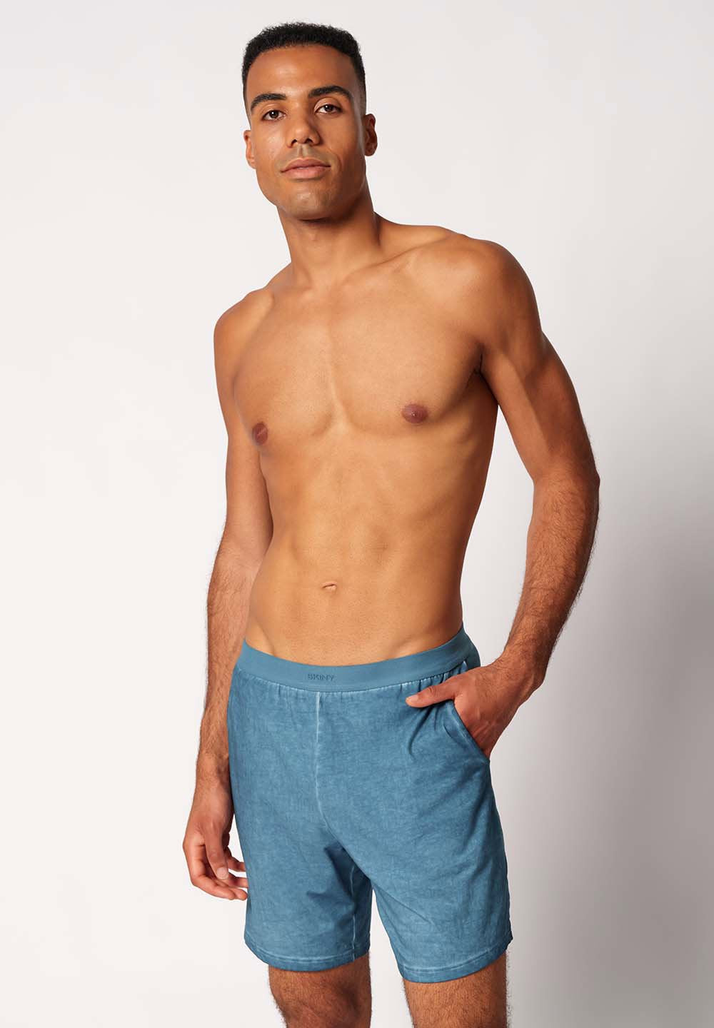 skiny-night-in-mix-match-shorts-herren-oil-washed-087002 image 1