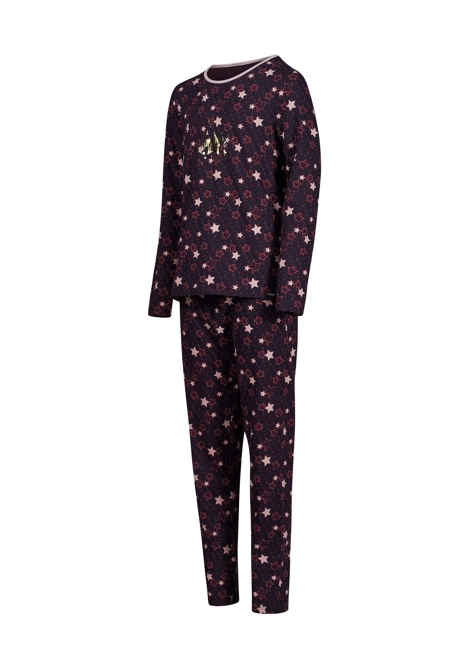 skiny-night-in-skiny-pyjama-girls-lang-030075-m-dchen-pyjama-baumwolle image 5