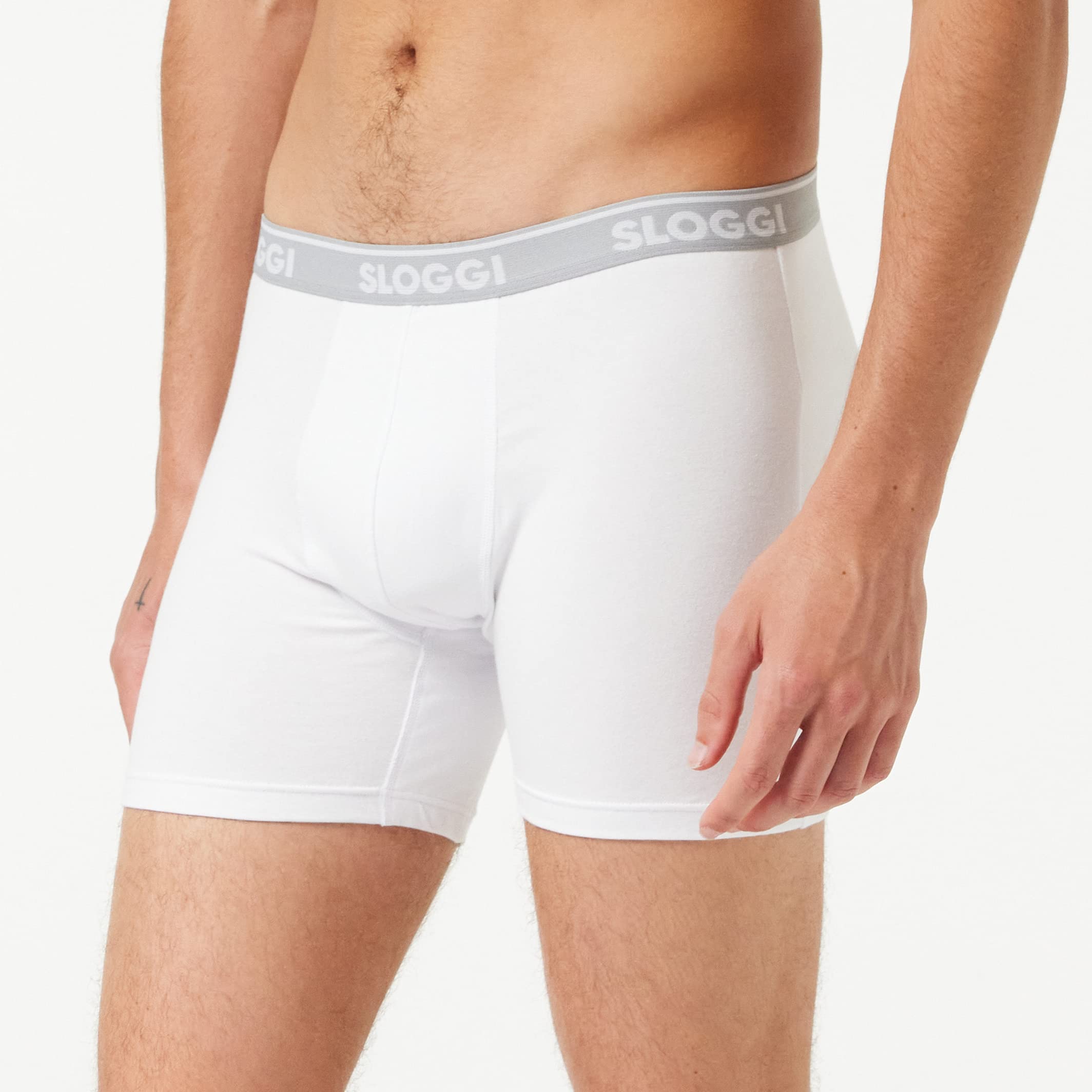 sloggi-go-abc-h-short-2p-boxershorts-herren-wei image 2