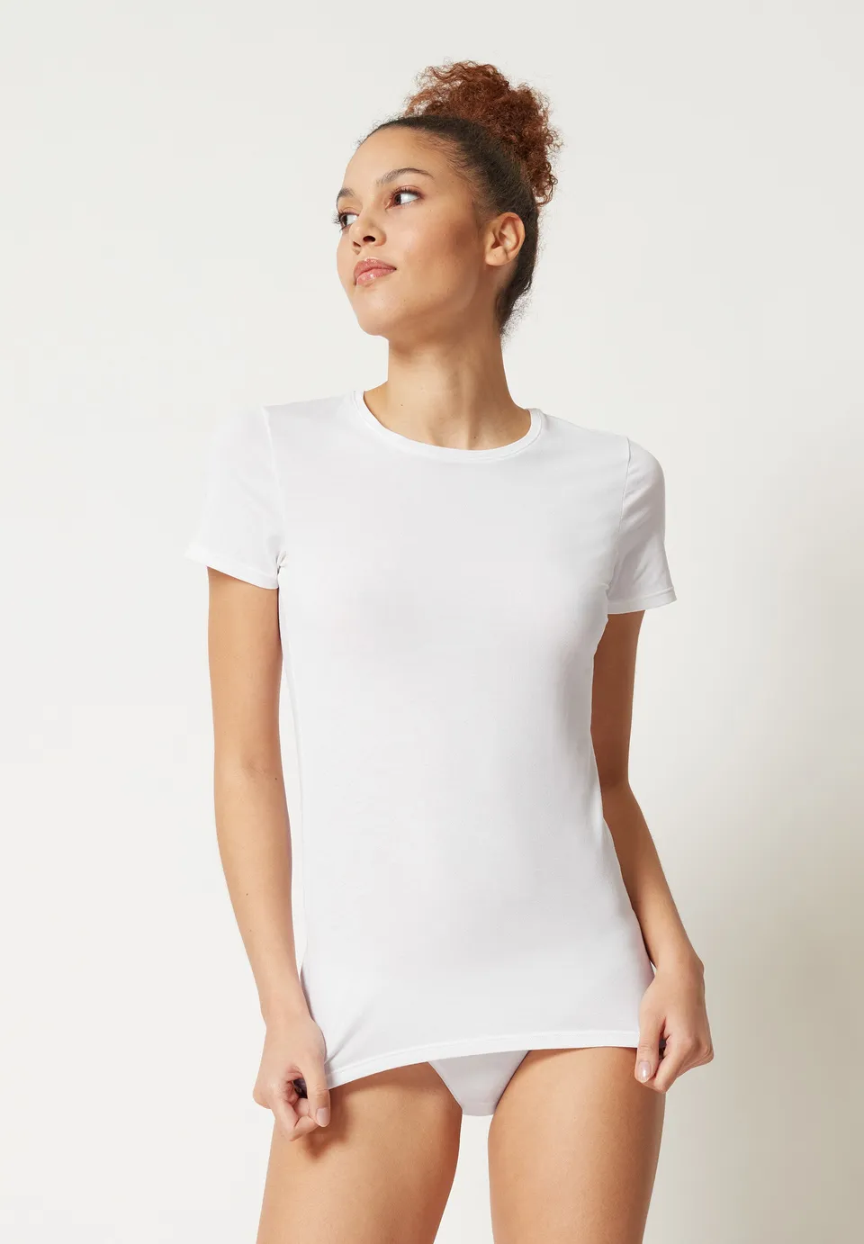 skiny-advantage-cotton-stretch-shirt-damen-t-shirt-kurzarm-080785-080500 image 1