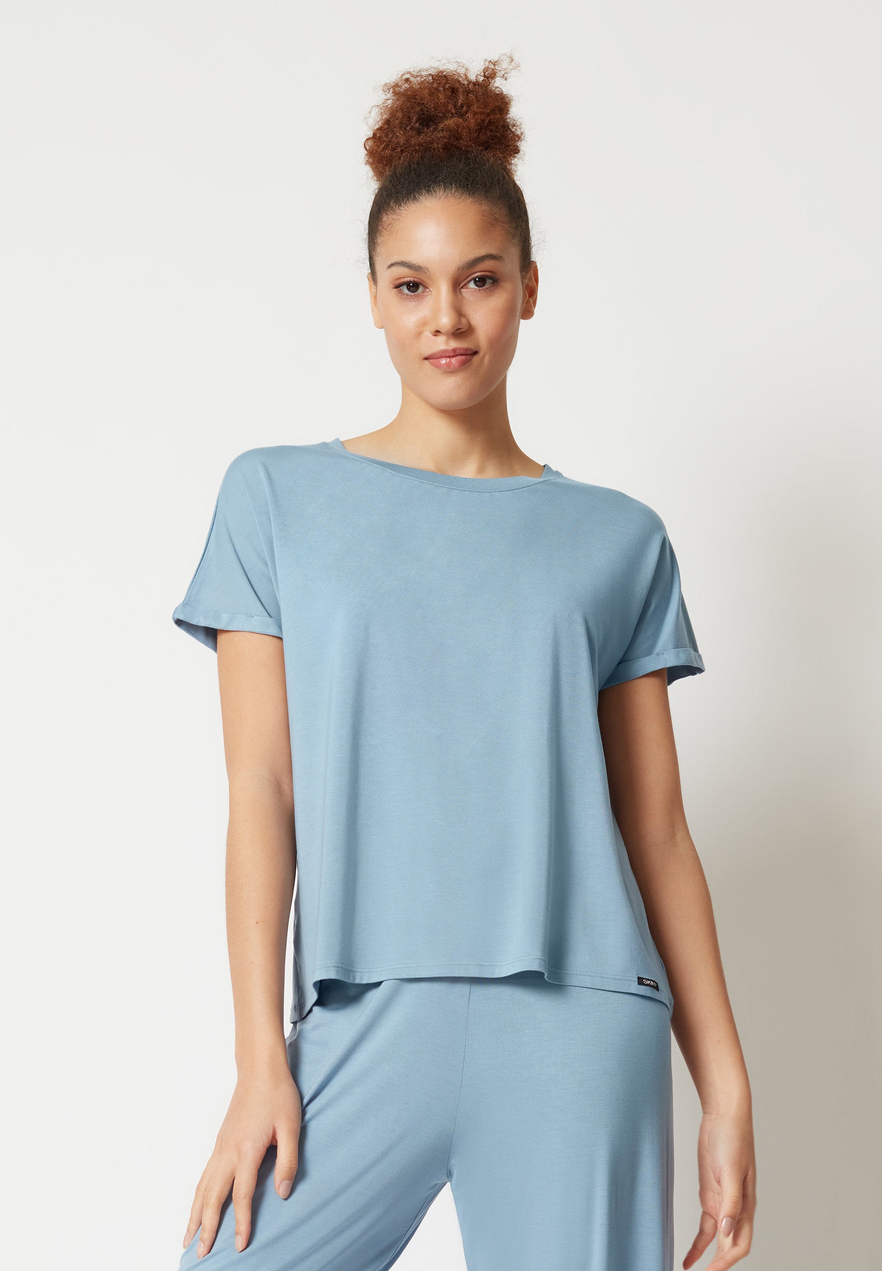 skiny-night-in-mix-match-shirt-080774-kurzarm-nachthemd-bambus-viskose image 1