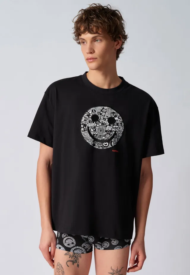 skiny-premium-heavy-tee-kurzarm-100-baumwolle-oversized-herren image 1