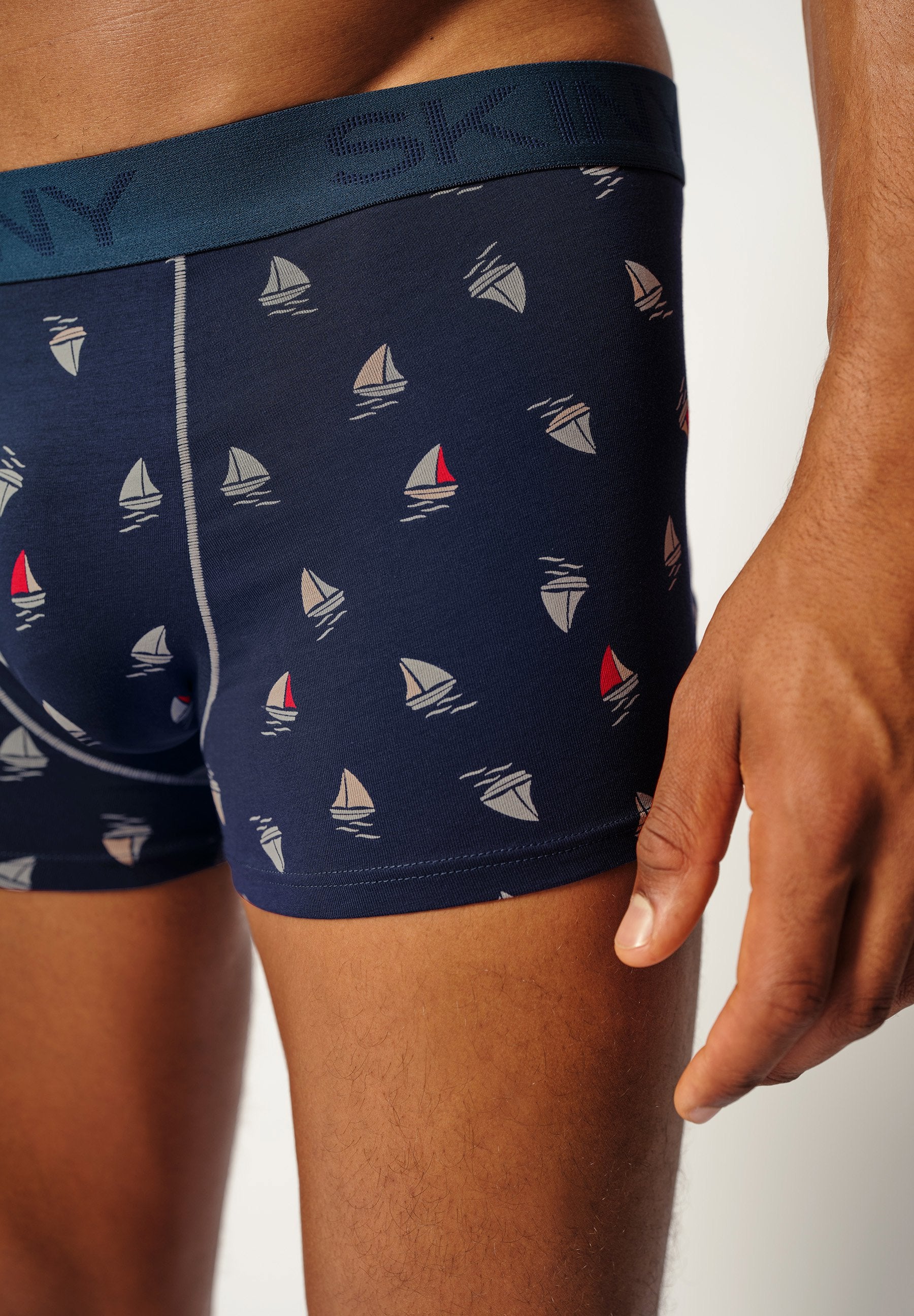 skiny-cotton-multipack-trunks-2er-pack-herren-mit-print image 5