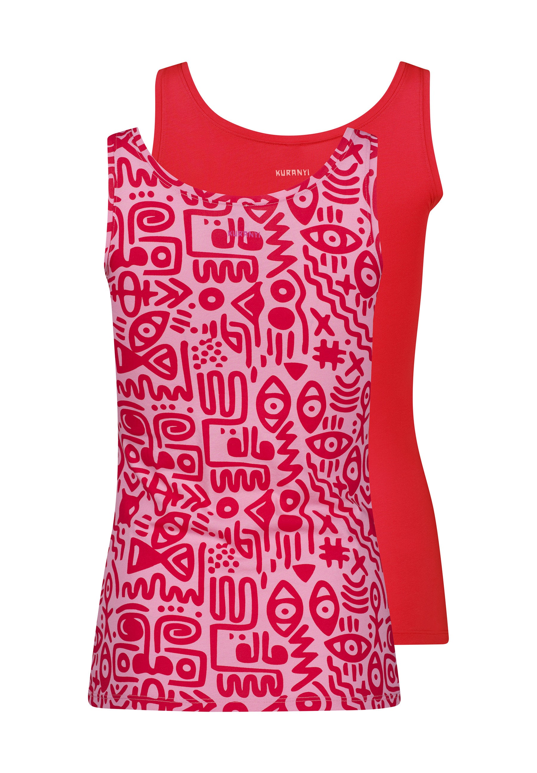 skiny-advantage-cotton-stretch-tank-top-2er-pack-087098-08a164 image 4