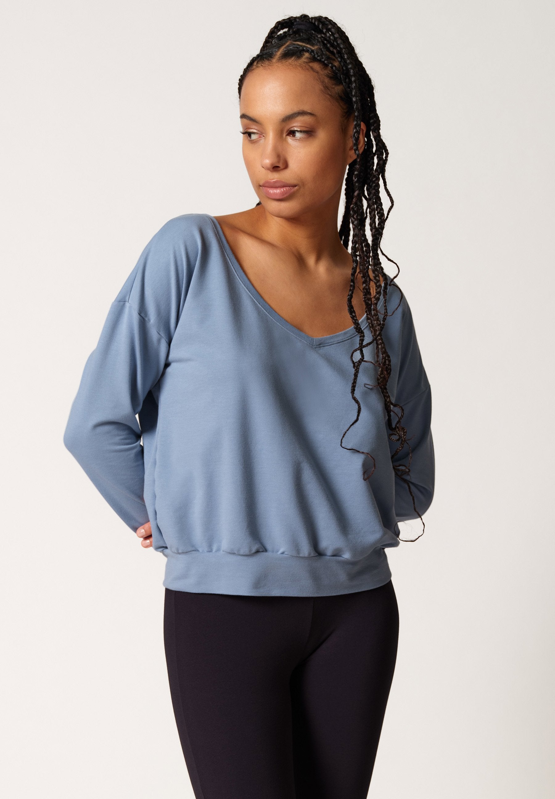 skiny-night-in-mix-match-shirt-langarm-082617-08s336-mit-v-ausschnitt image 1