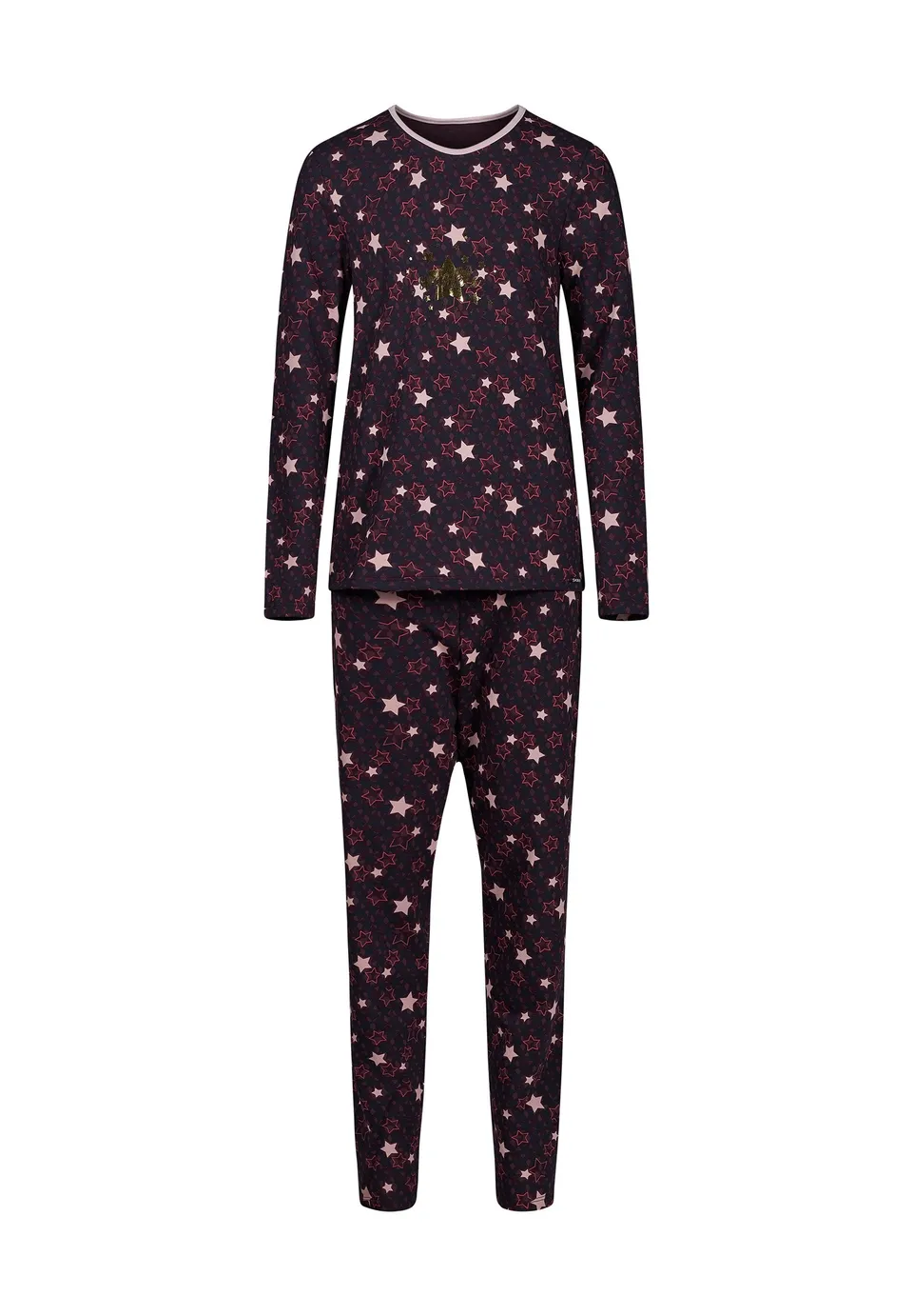 skiny-night-in-skiny-pyjama-girls-lang-030075-m-dchen-pyjama-baumwolle image 1