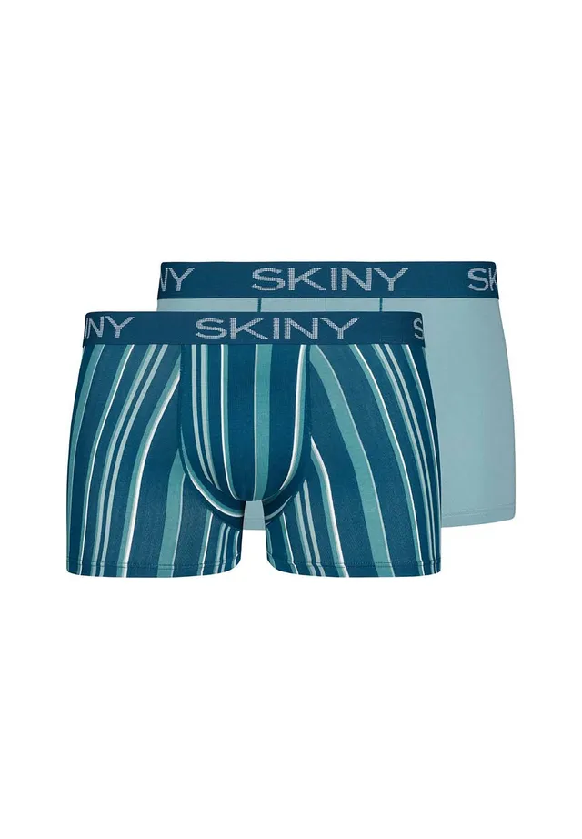 skiny-cotton-multipack-trunks-herren-2er-pack-086487-08s508-baumwolle-mit-print image 1