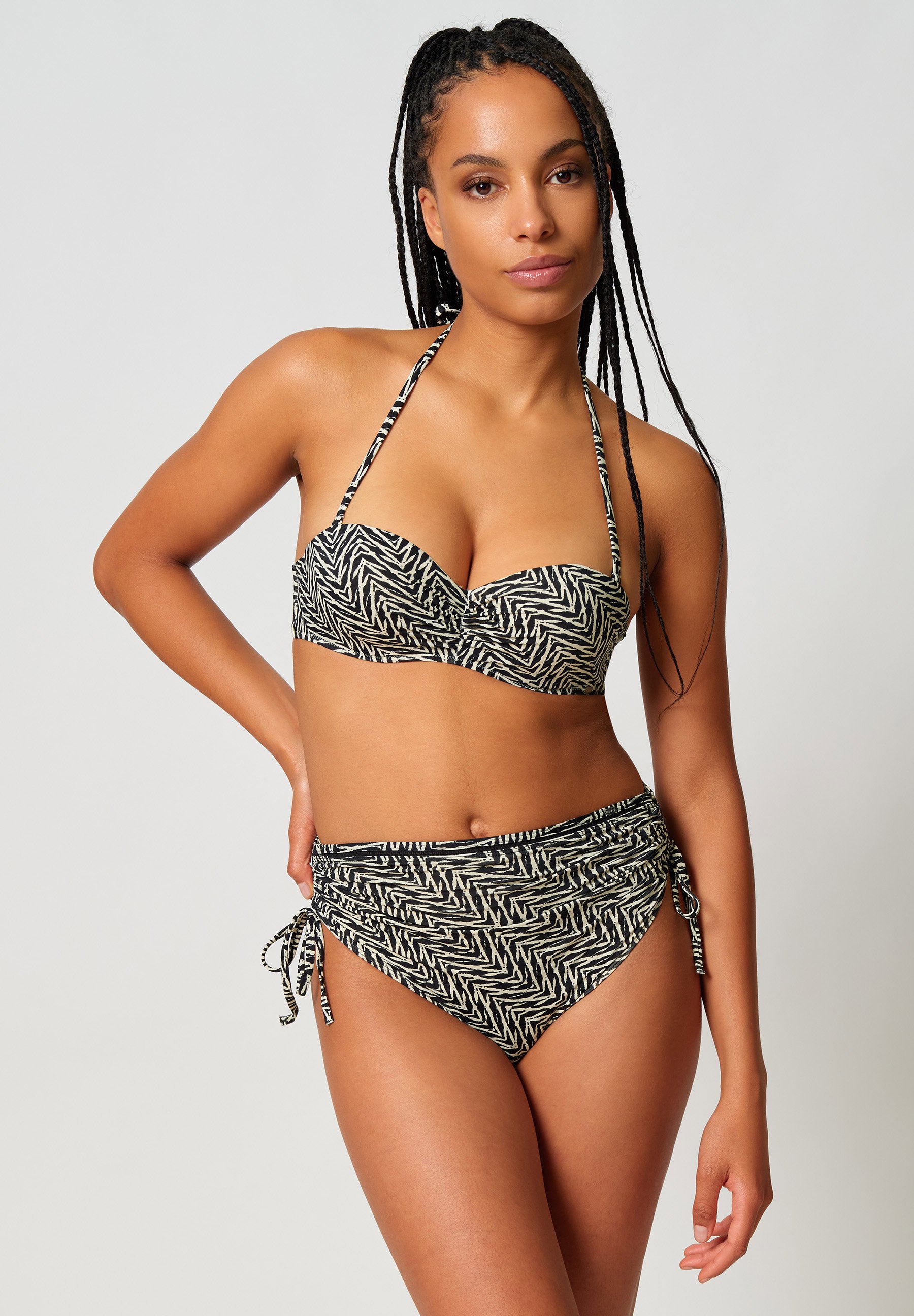skiny-animal-allure-bandeau-bikini-top-087228-08a034-gepolstertes-microfaser-ban image 1