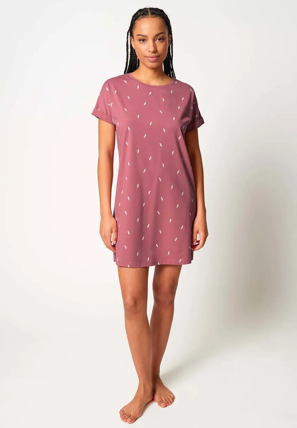 skiny-night-in-01-sleepshirt-kurzarm-baumwolle-086951-08s934 image 1