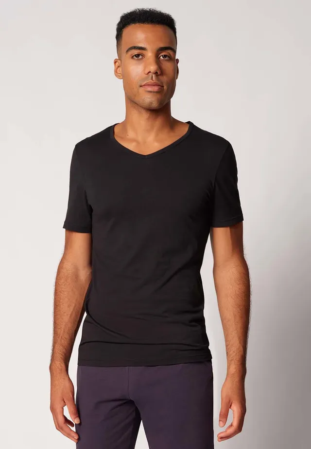 skiny-shirt-multipack-v-ausschnitt-kurzarm-2er-pack-herren-086911-087665 image 1