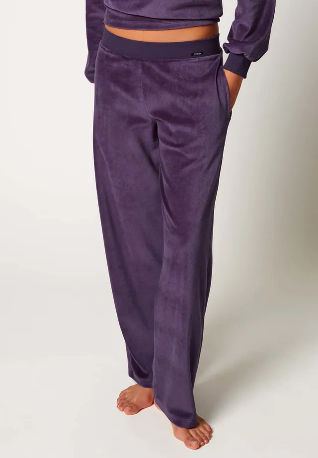 skiny-night-in-skiny-03-damen-pyjama-hose-lang-samt-086969 image 1