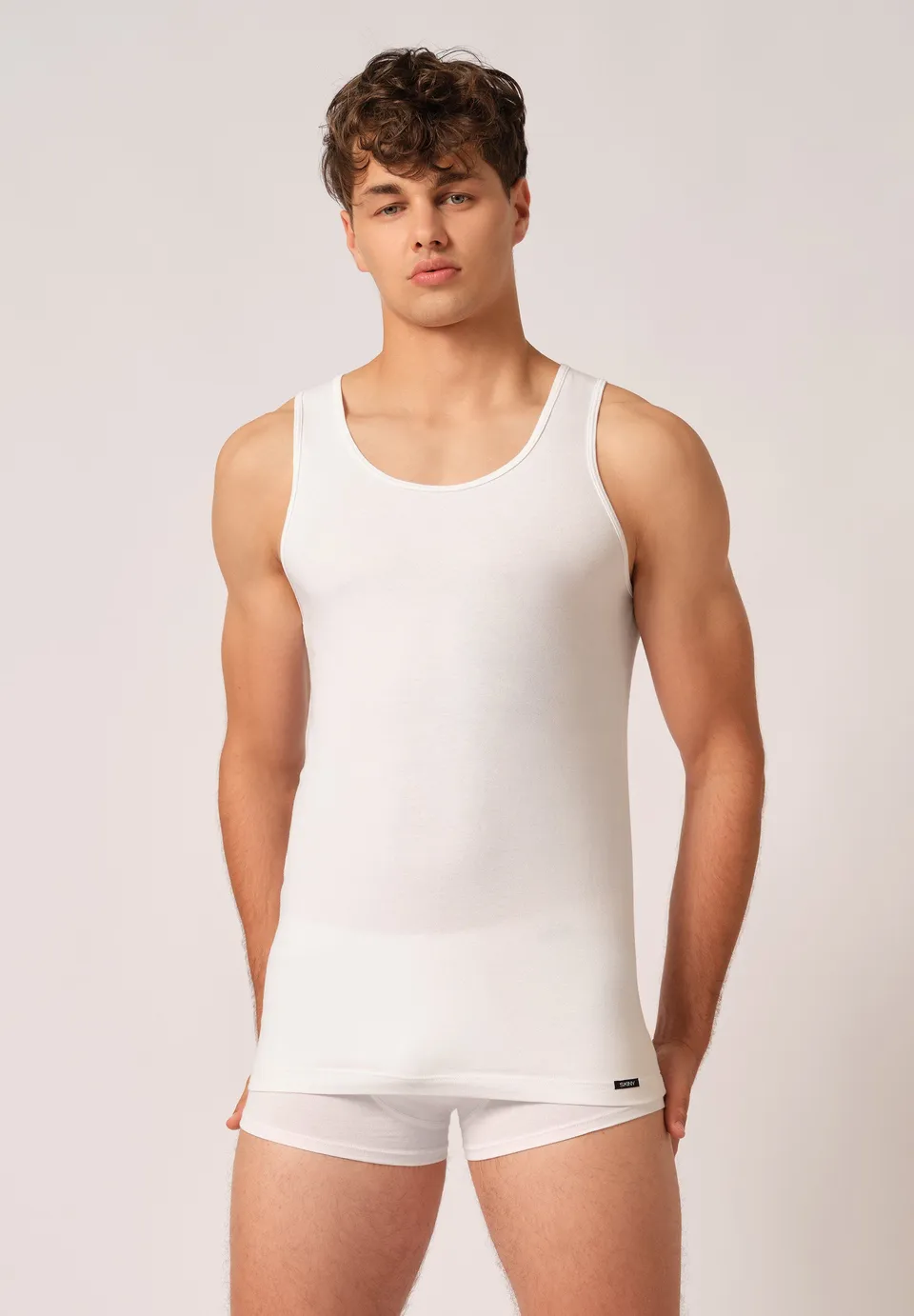 skiny-cotton-advantage-tanktop-herren-unterhemd-2er-pack image 1