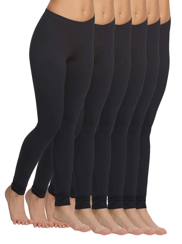 felina-2801-samtweiche-damen-leggings-4-wege-stretch-6er-pack image 1