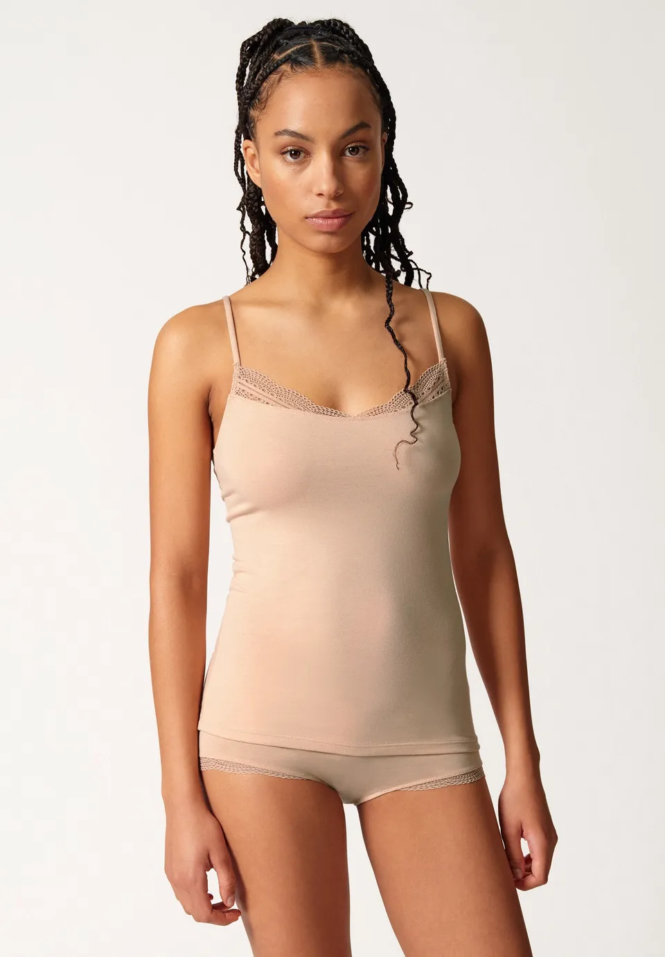 skiny-classicotton-camisole-082001-spaghettitr-ger-top-mit-spitze image 1