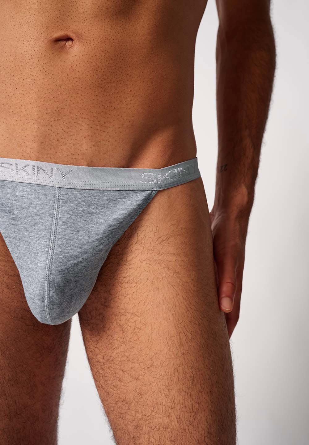skiny-cotton-rib-herren-tanga-2er-pack-080693 image 5