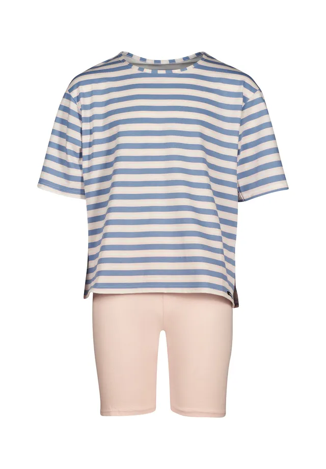 skiny-night-in-skiny-pyjama-girls-kurz-set-shirt-shorts image 1