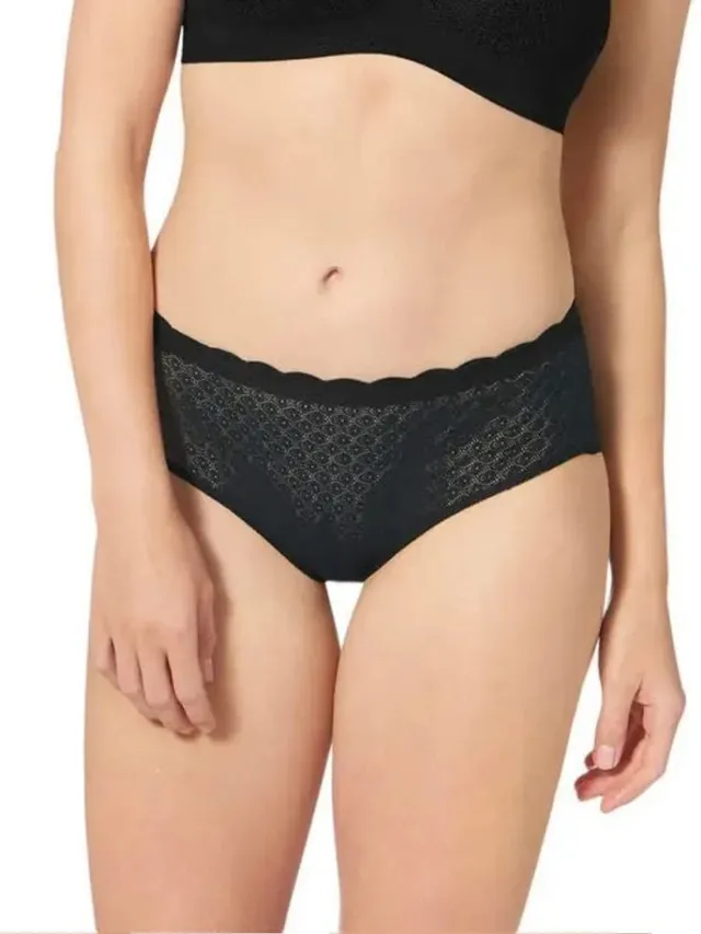 sloggi-zero-feel-lace-high-waist-brief-slip-1er-pack-spitzen-slip image 1