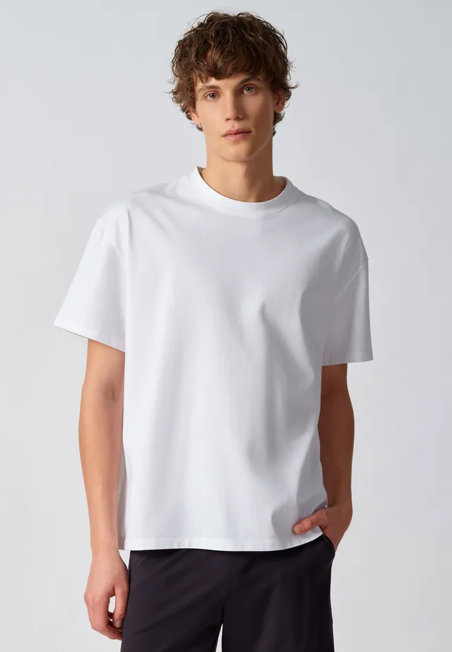 skiny-premium-heavy-tee-shirt-kurzarm-087515-080500-aus-100-baumwolle image 1