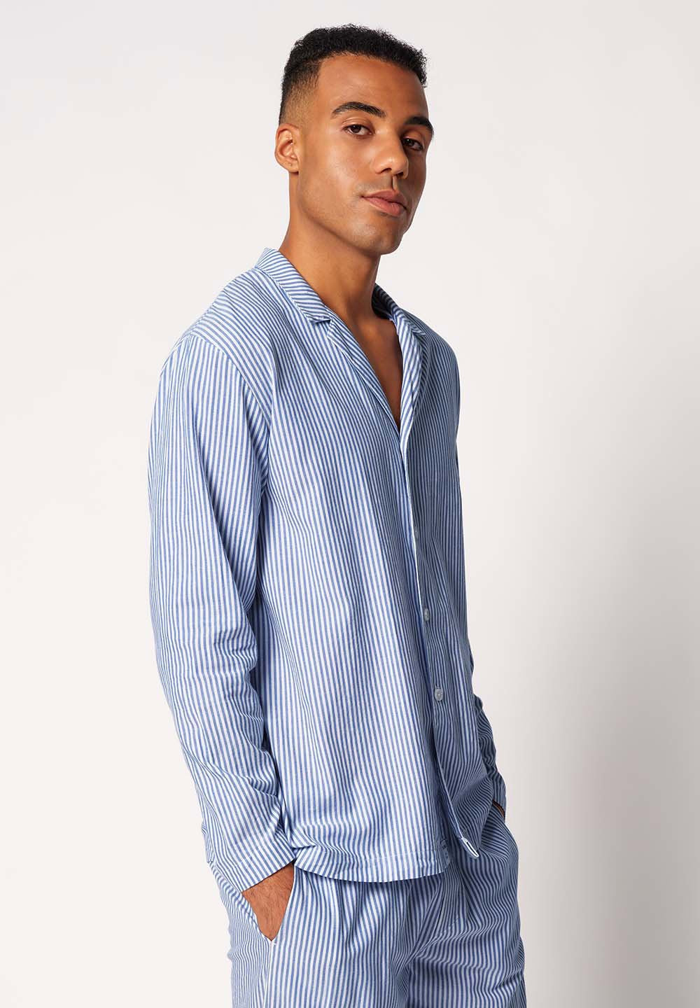 skiny-unight-unisex-hemd-langarm-083025-pyjama-oberteil-aus-baumwolle image 1