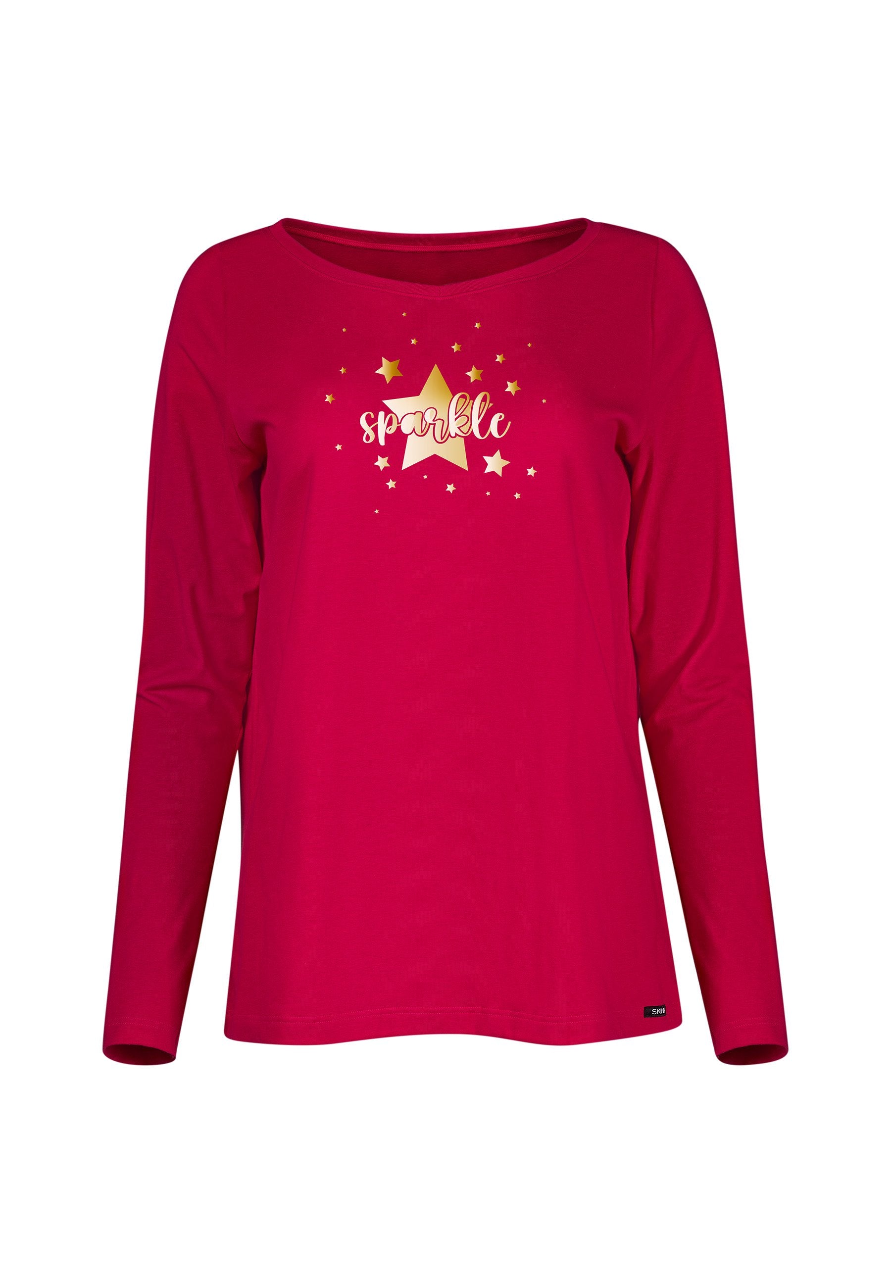 skiny-night-in-skiny-04-082553-08s657-langarm-shirt-mit-v-ausschnitt image 3