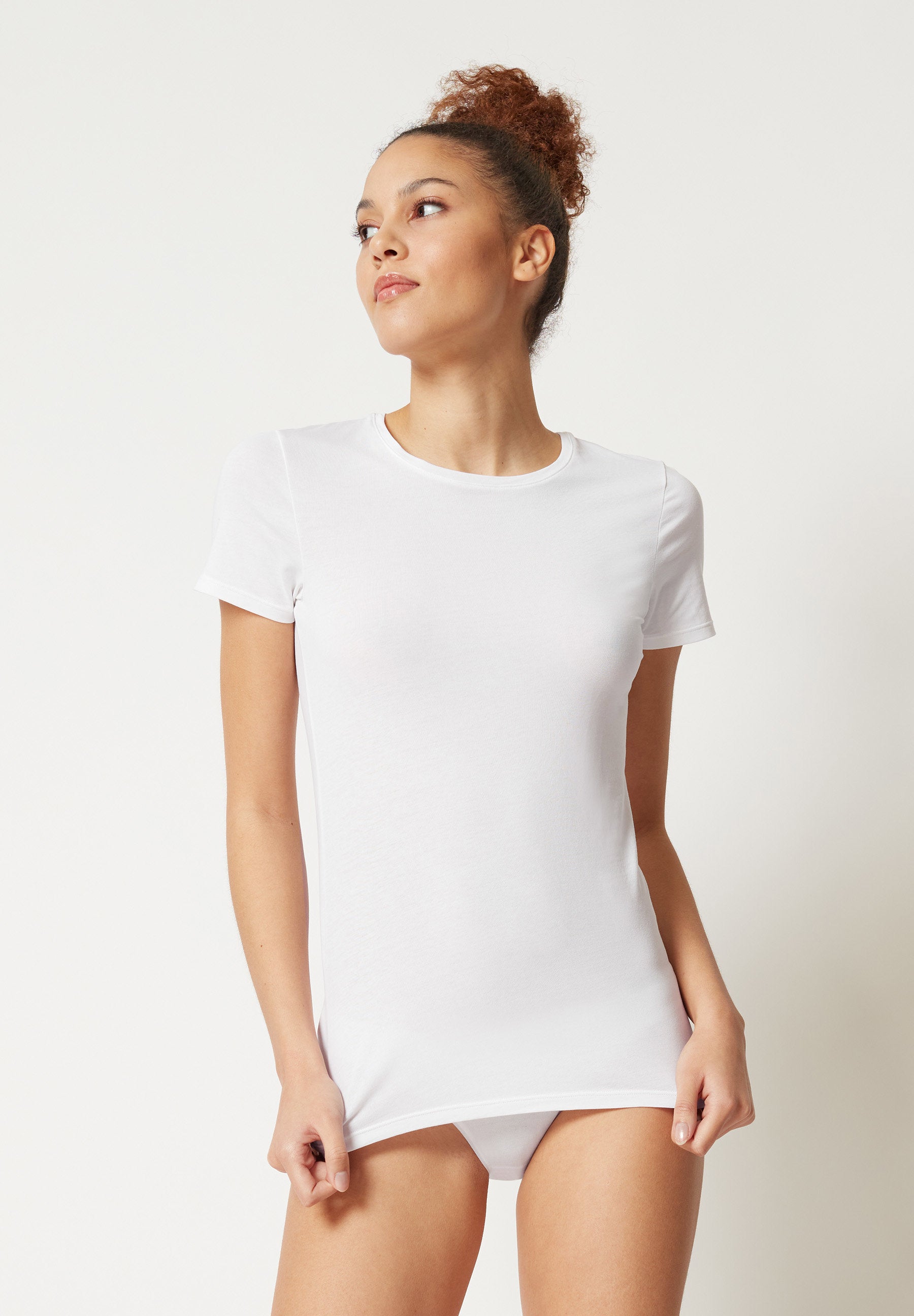 skiny-advantage-cotton-stretch-shirt-damen-t-shirt-kurzarm-080785-080500 image 1