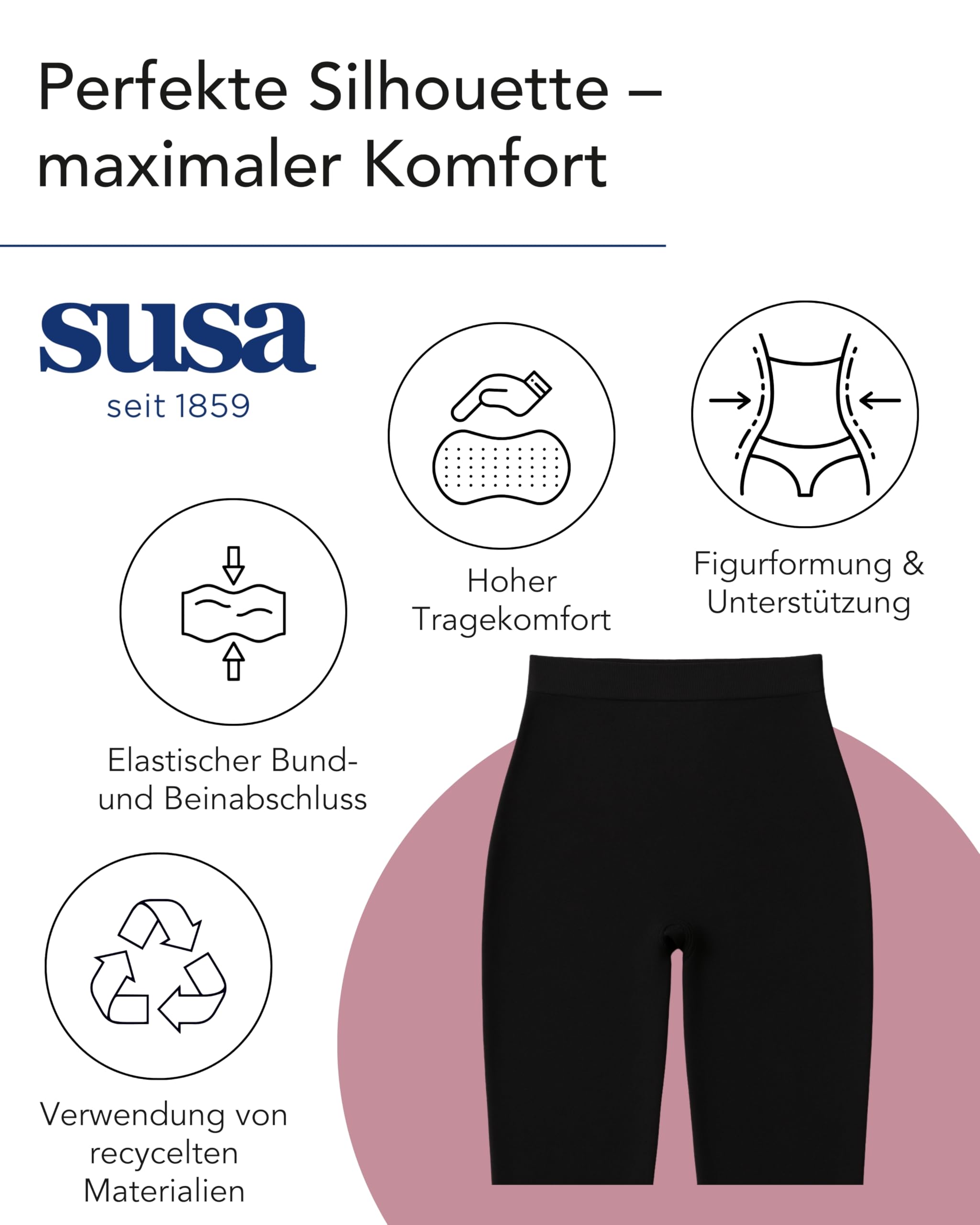 susa-shapewear-miederhose-mit-bein-5511-hohe-taille-anti-scheuern image 7