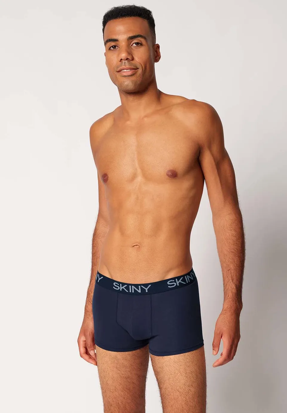 skiny-cotton-multipack-trunks-2er-pack-herren-mit-logo-bund image 1