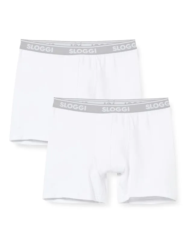 sloggi-go-abc-h-short-2p-boxershorts-herren-wei image 1