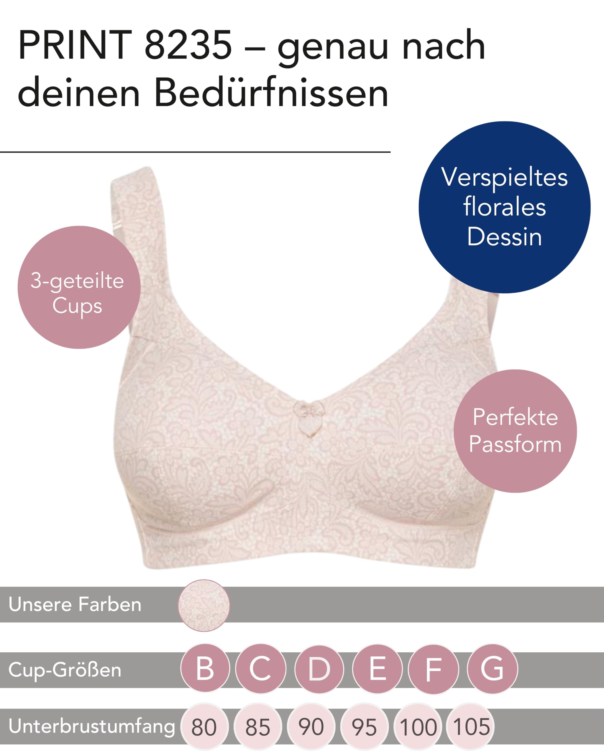 susa-print-8235-bh-damen-rose-blush-gemusterter-b-gel-bh image 2